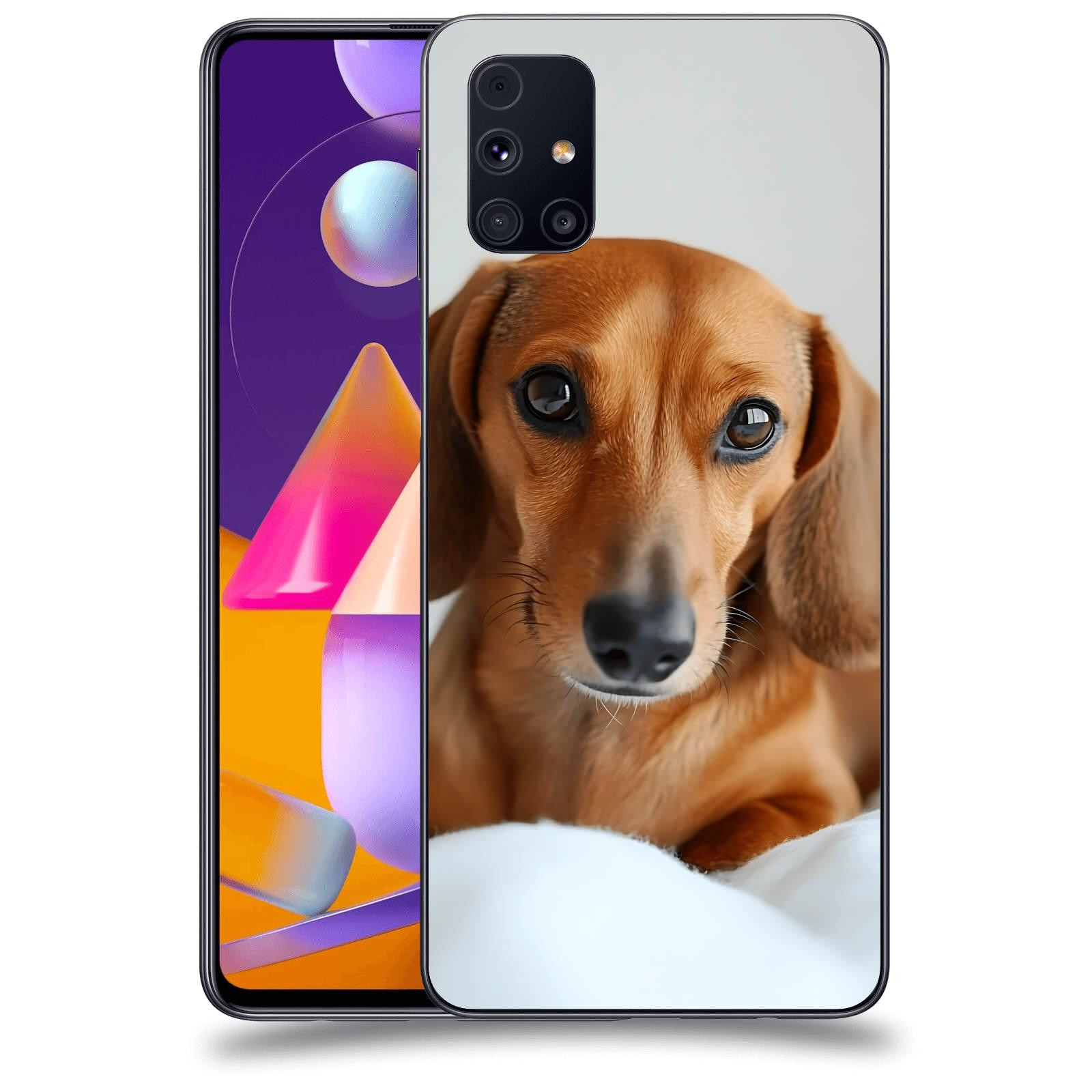 ACOVER Kryt na mobil Samsung Galaxy M31s - Dachshund II