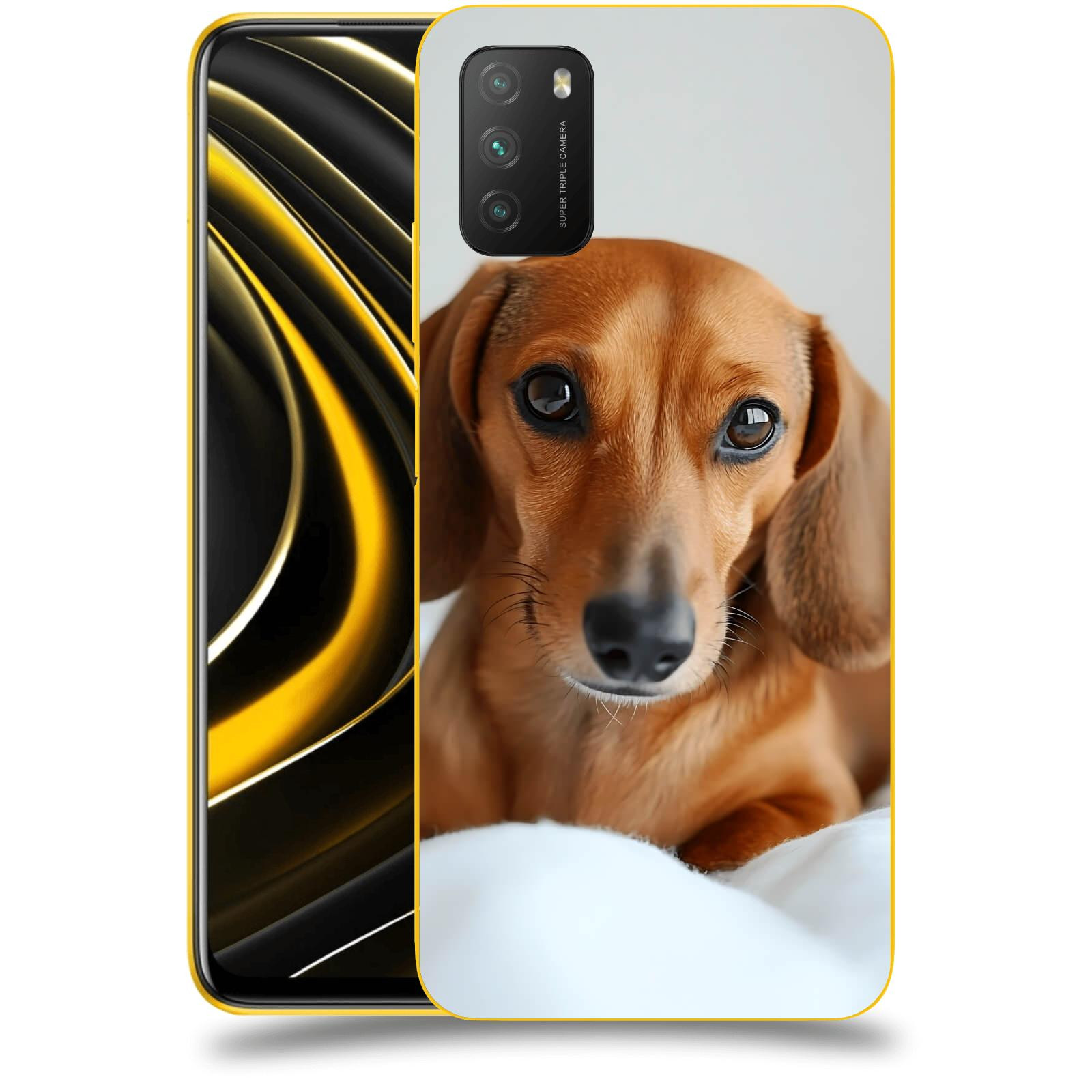 ACOVER Kryt na mobil Xiaomi Poco M3 - Dachshund II