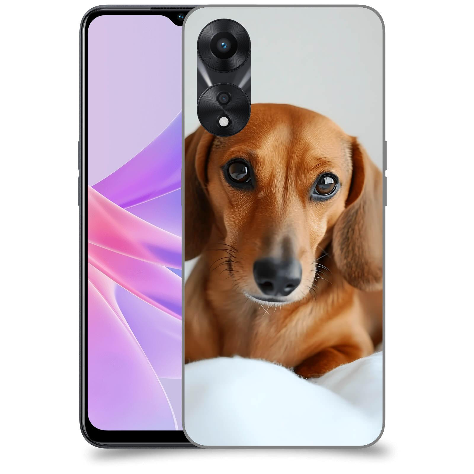 ACOVER Kryt na mobil OPPO A78 5G - Dachshund II
