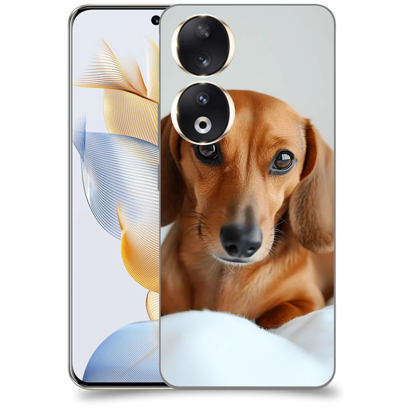 ACOVER Kryt na mobil Honor 90 - Dachshund II