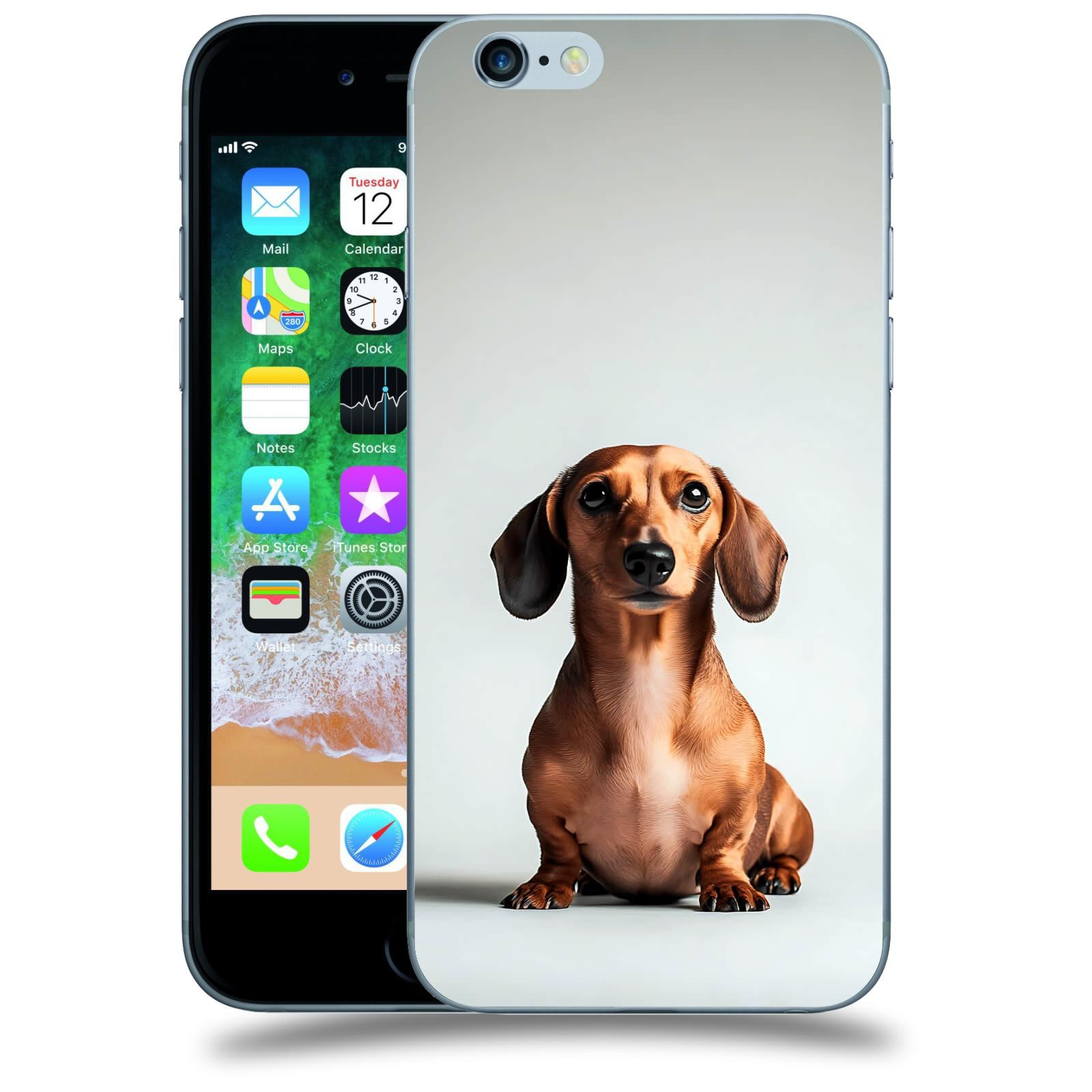ACOVER Kryt na mobil Apple iPhone 6/6S - Dachshund III