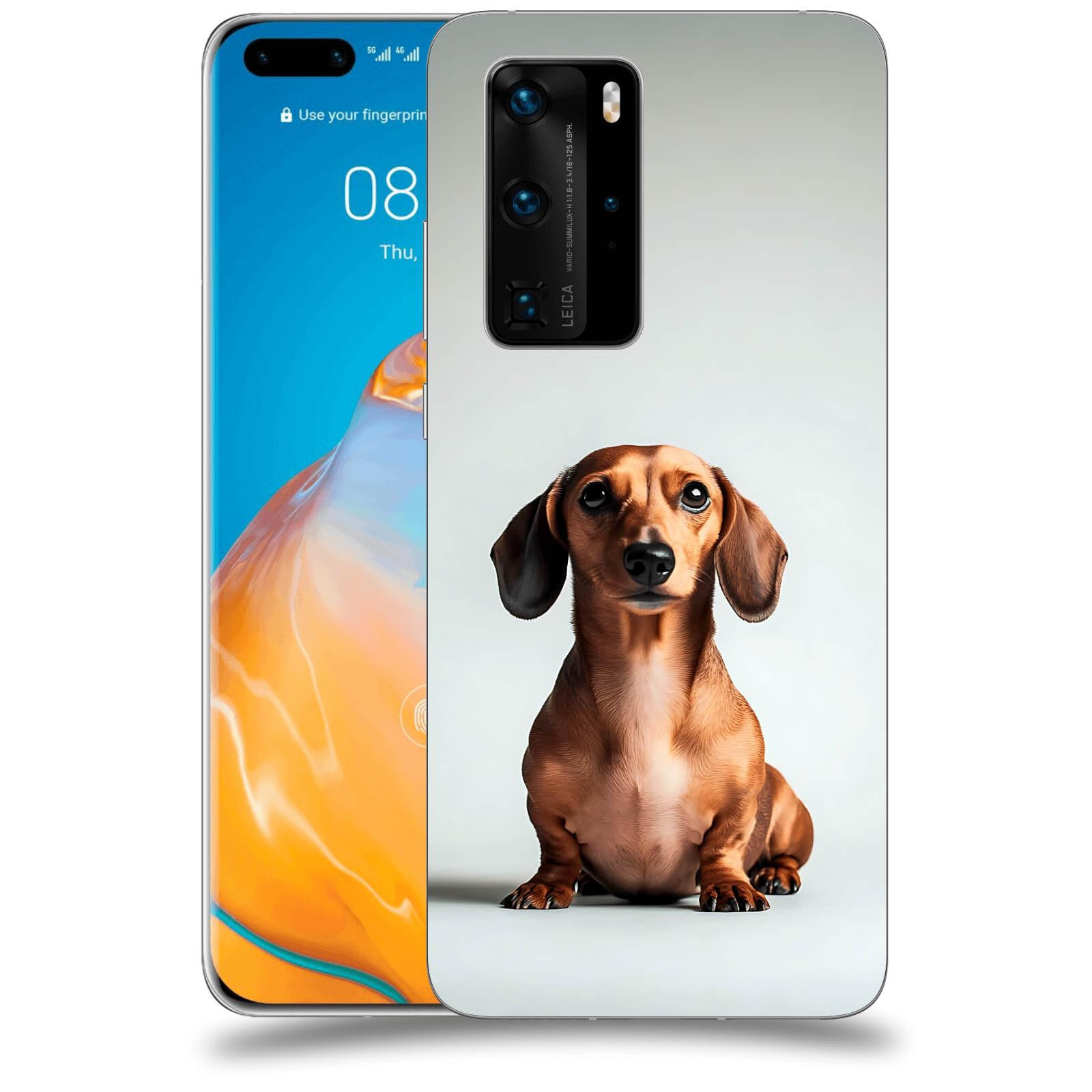ACOVER Kryt na mobil Huawei P40 - Dachshund III