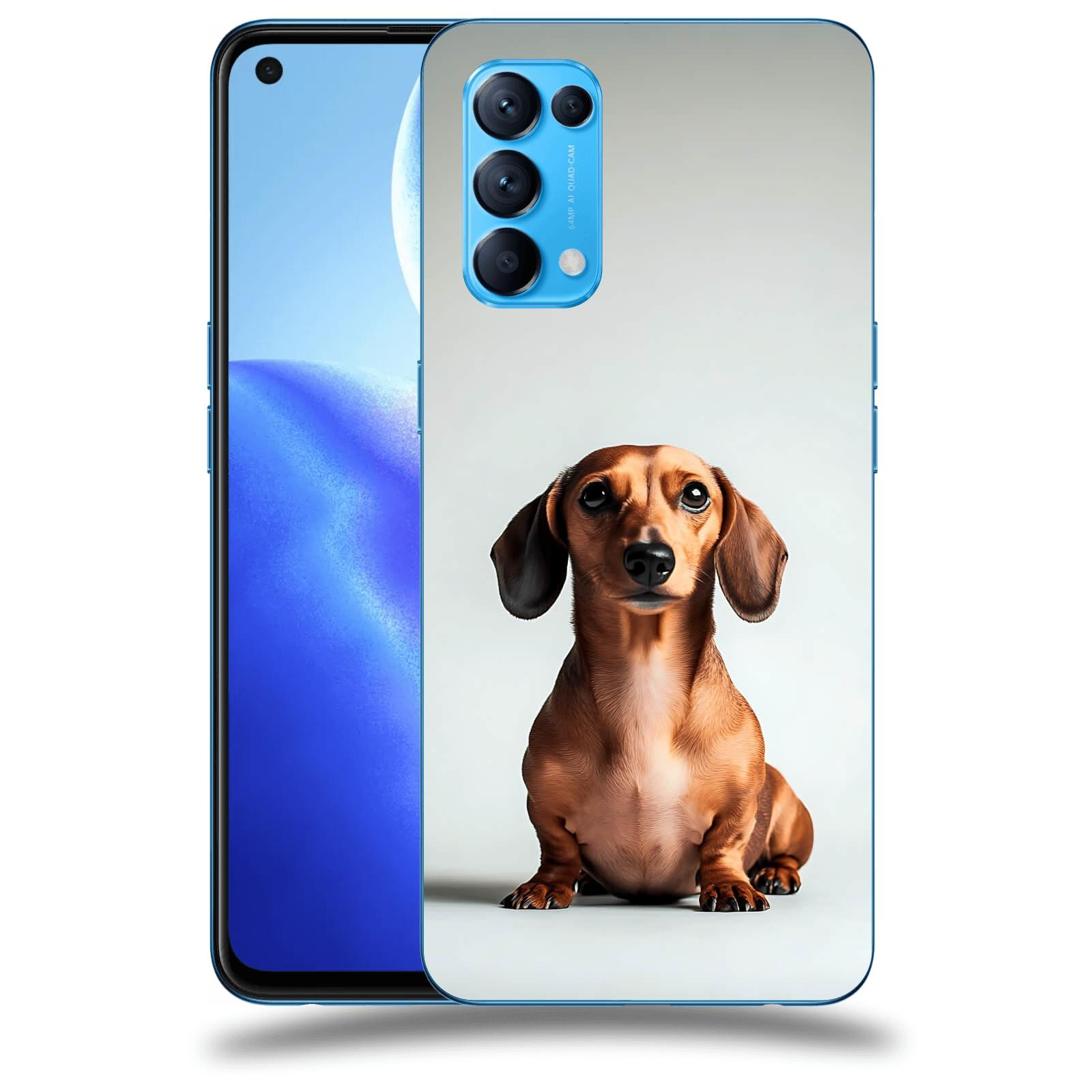 ACOVER Kryt na mobil OPPO Reno 5 5G - Dachshund III