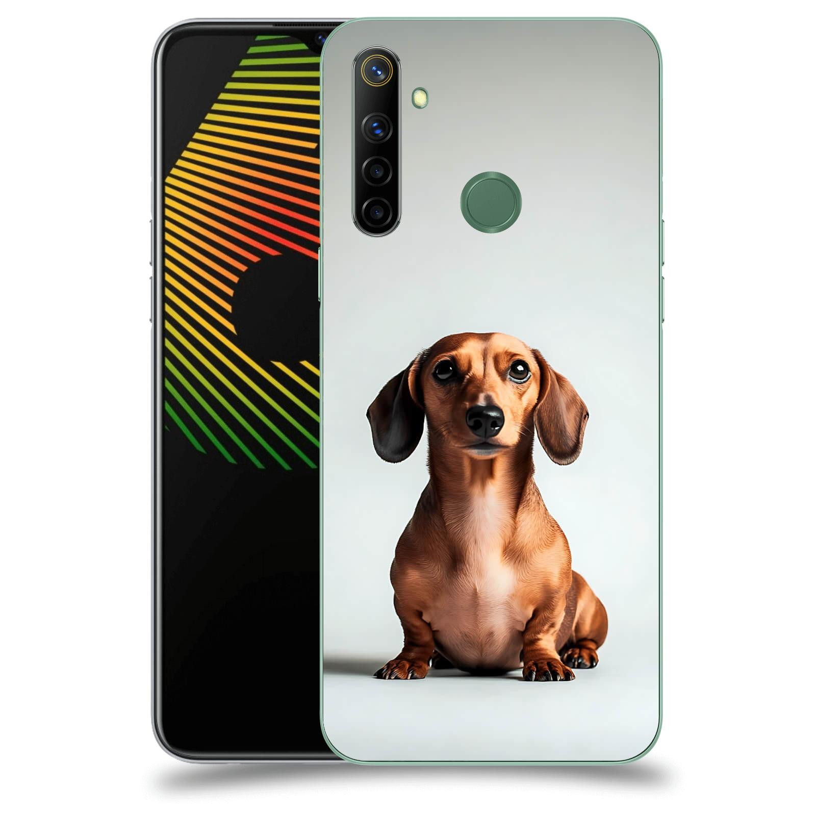 ACOVER Kryt na mobil Realme 6i - Dachshund III