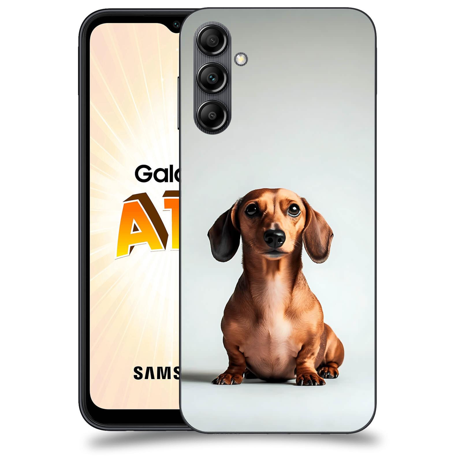 ACOVER Kryt na mobil Samsung Galaxy A14 LTE - Dachshund III