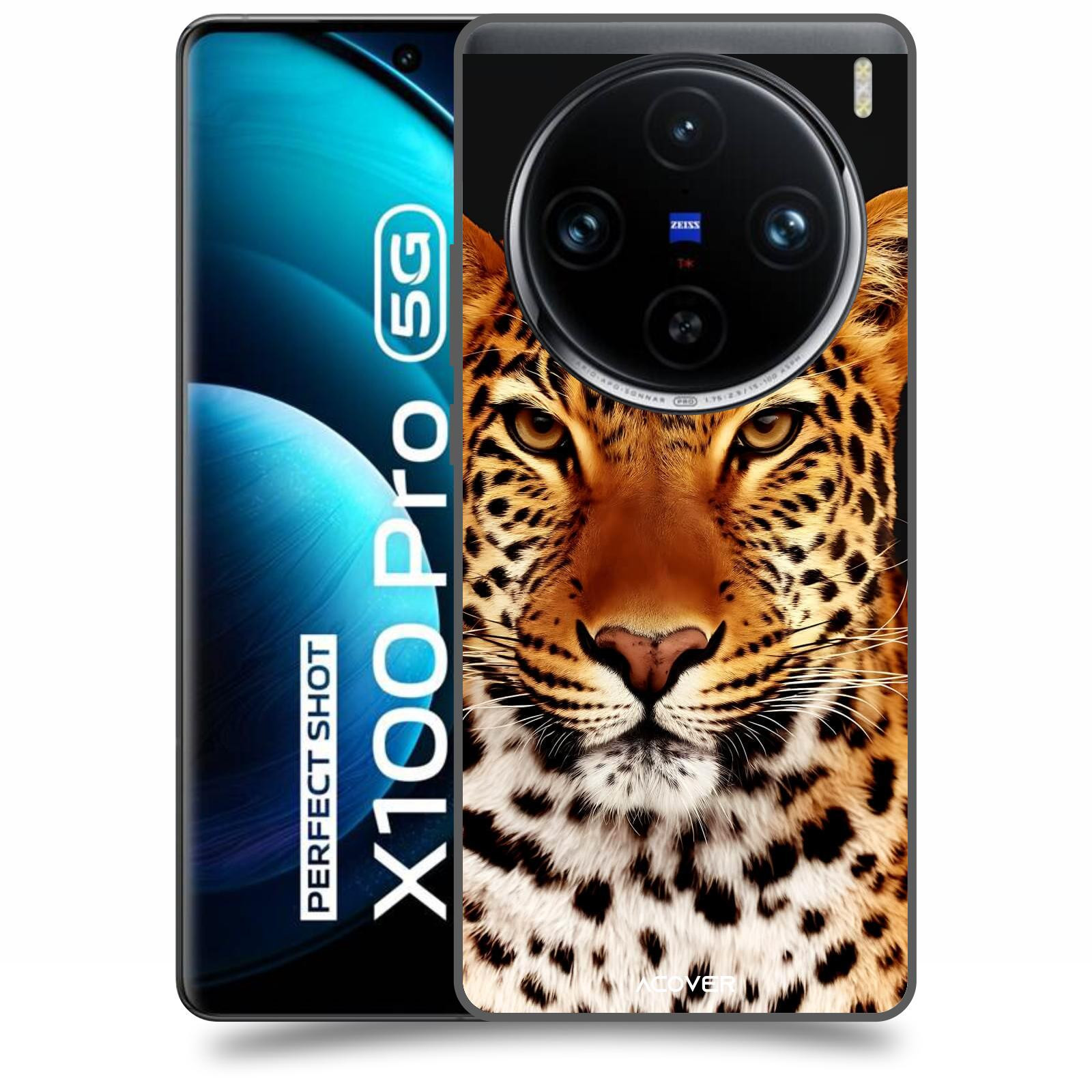 ACOVER Kryt na mobil Vivo X100 Pro - Leopard