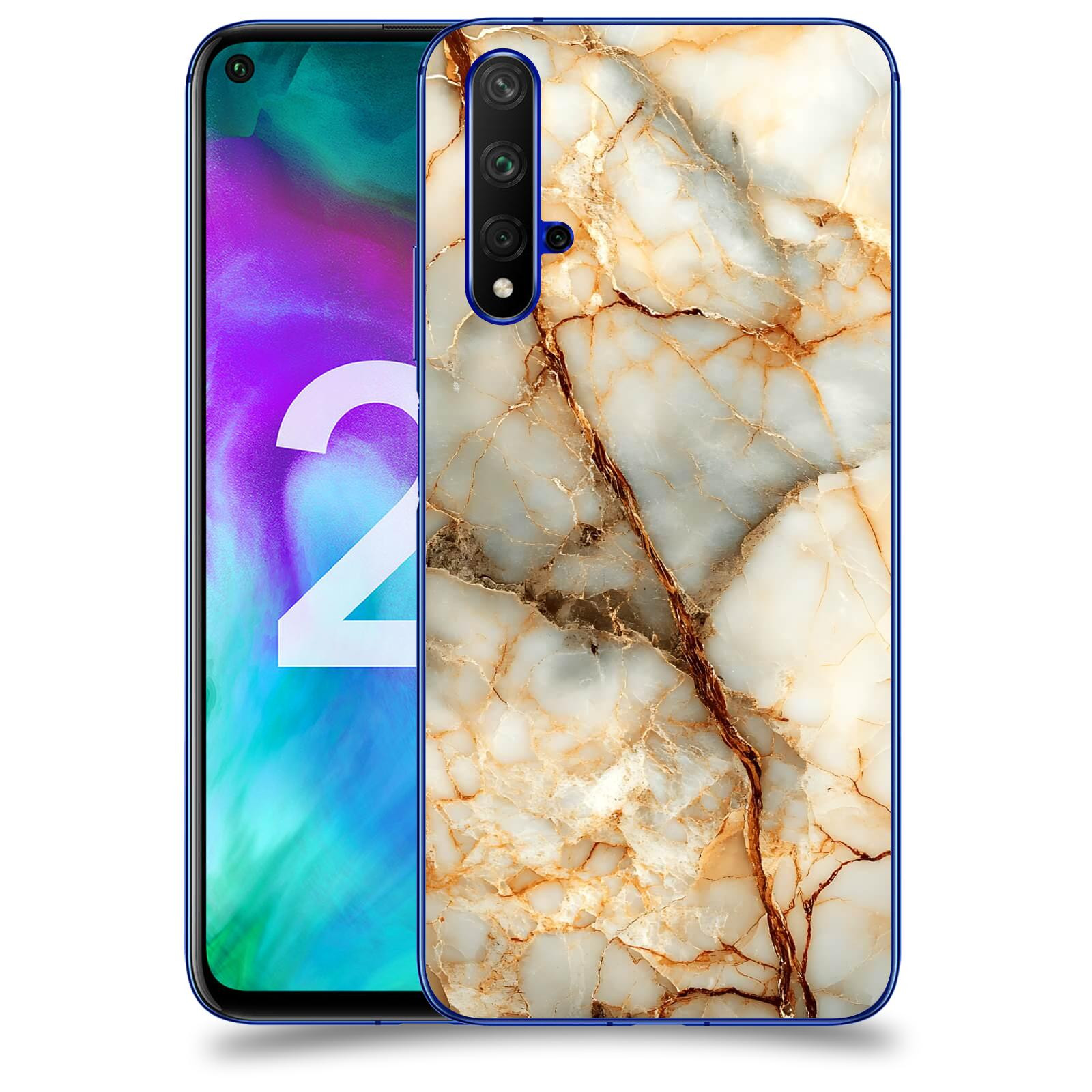 ACOVER Kryt na mobil Honor 20 - Marble I