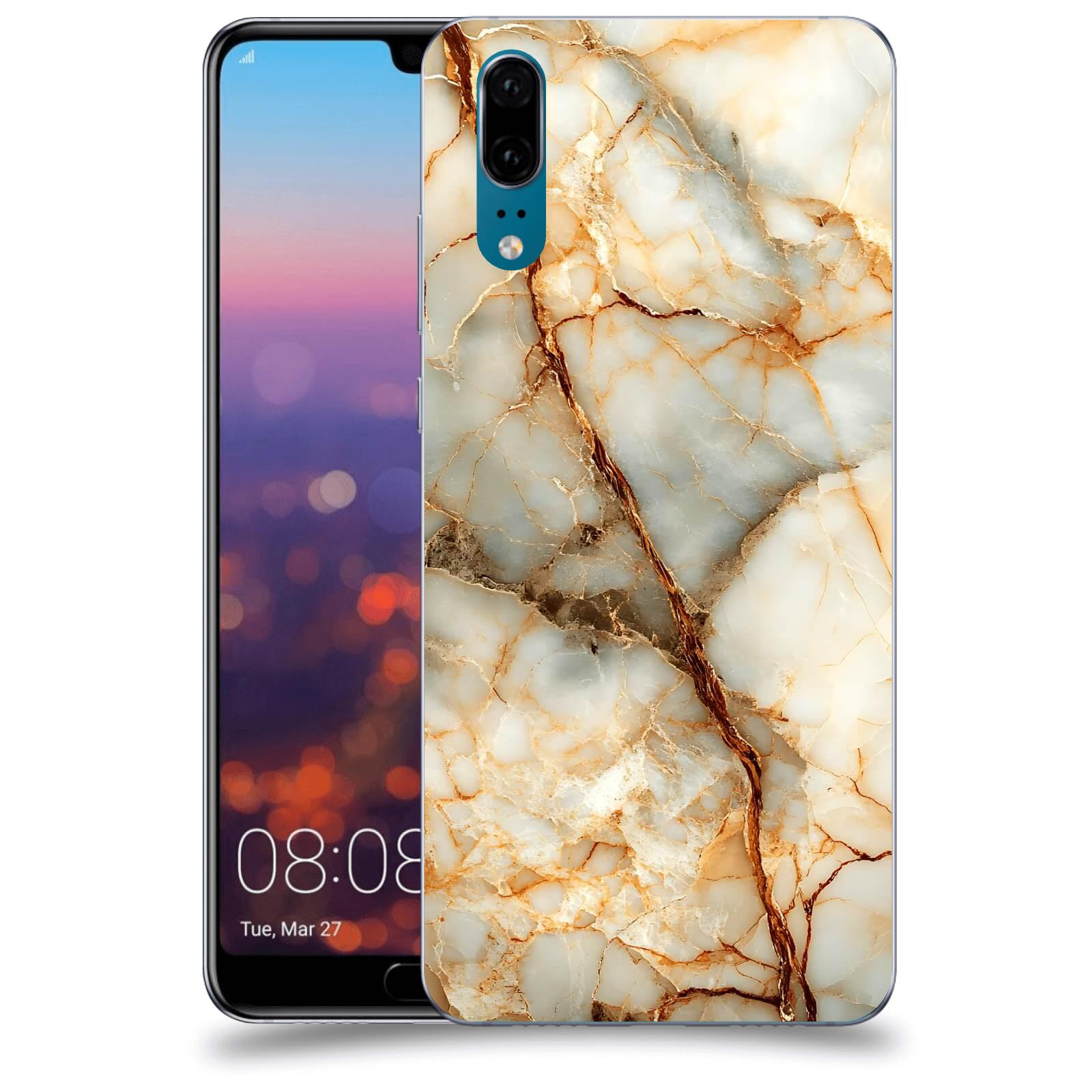 ACOVER Kryt na mobil Huawei P20 - Marble I