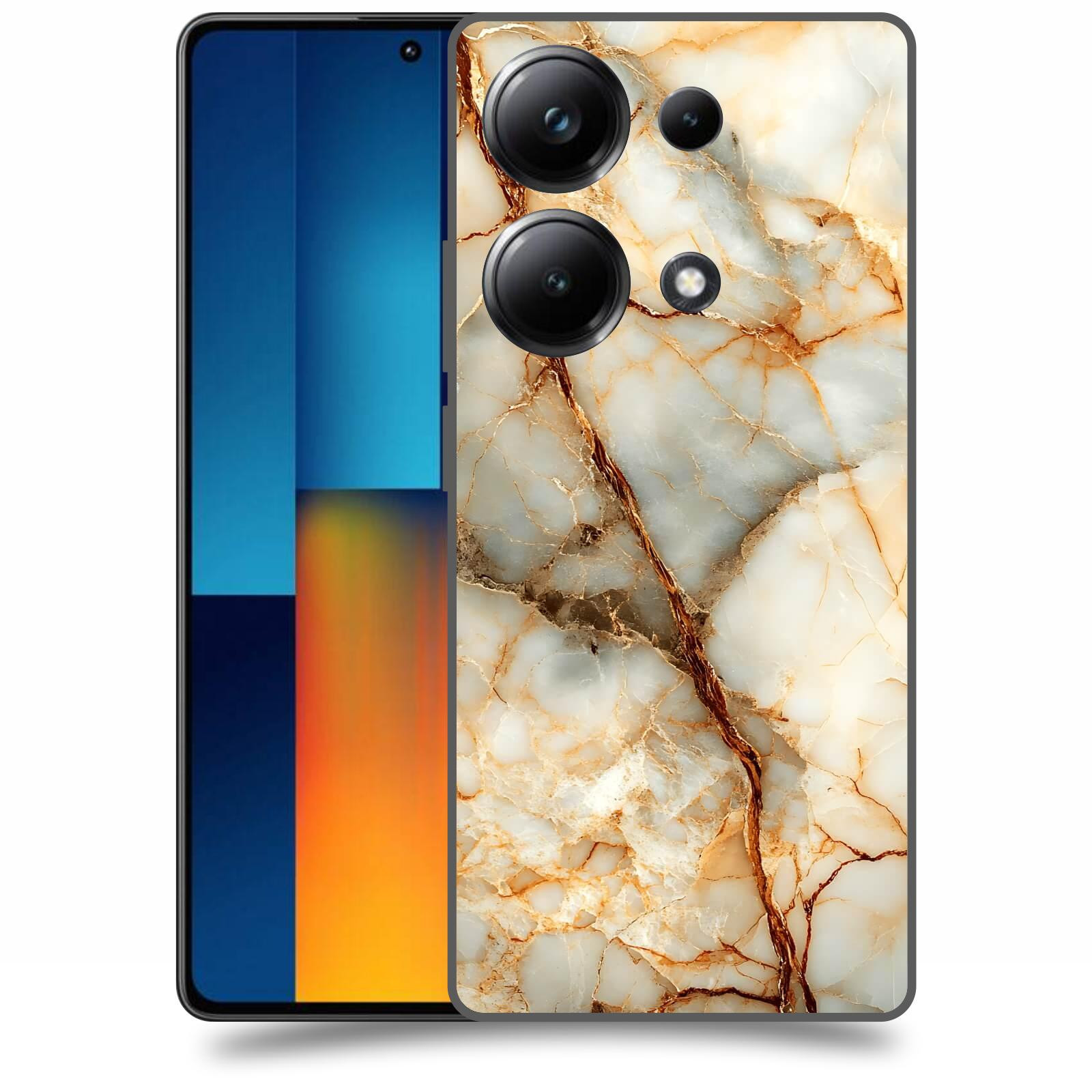 ACOVER Kryt na mobil Poco M6 - Marble I