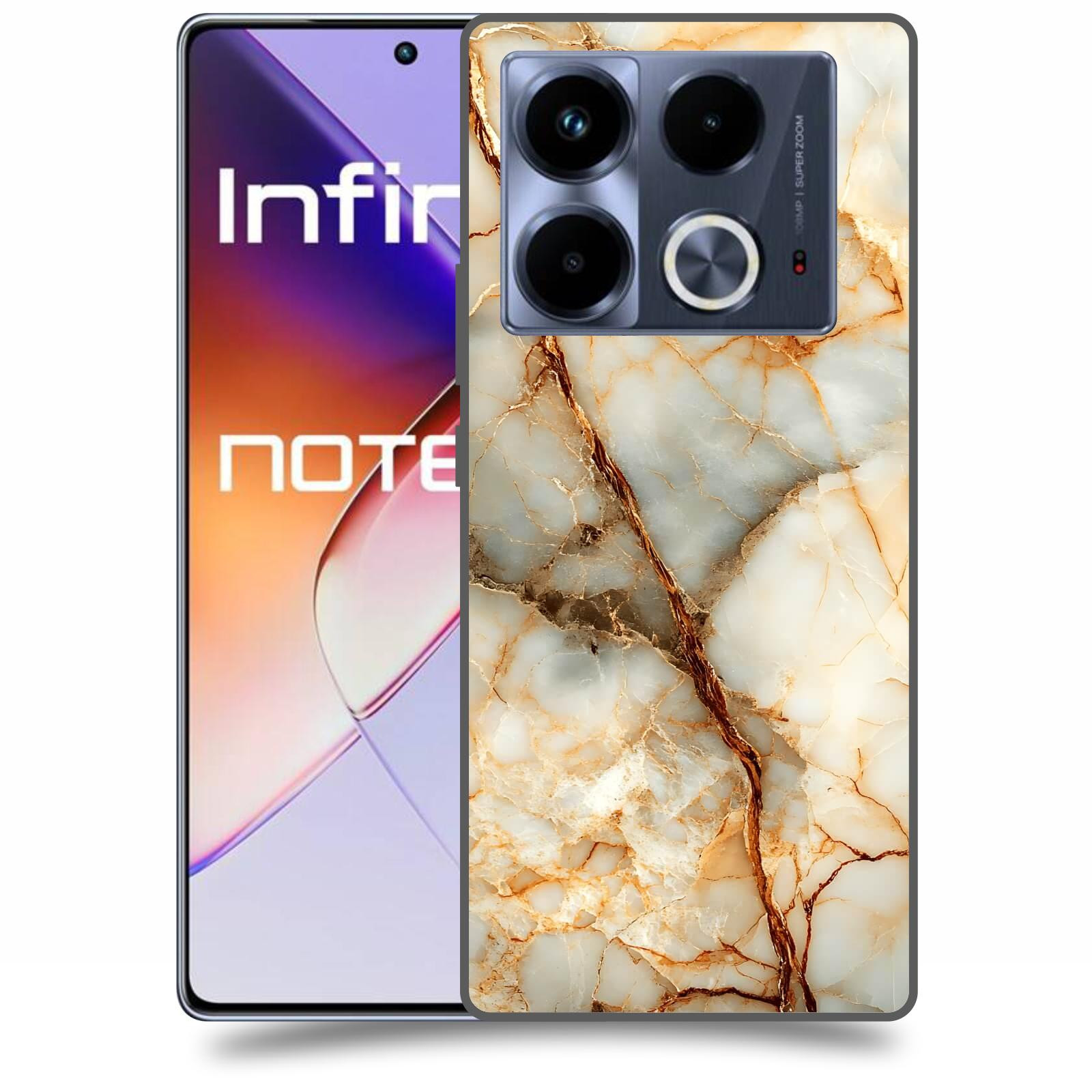 ACOVER Kryt na mobil Infinix Note 40 - Marble I