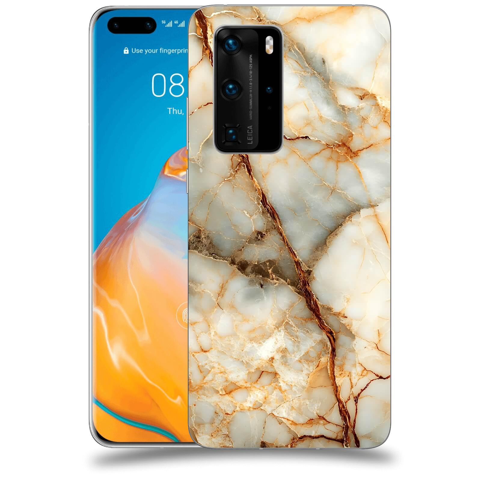 ACOVER Kryt na mobil Huawei P40 - Marble I