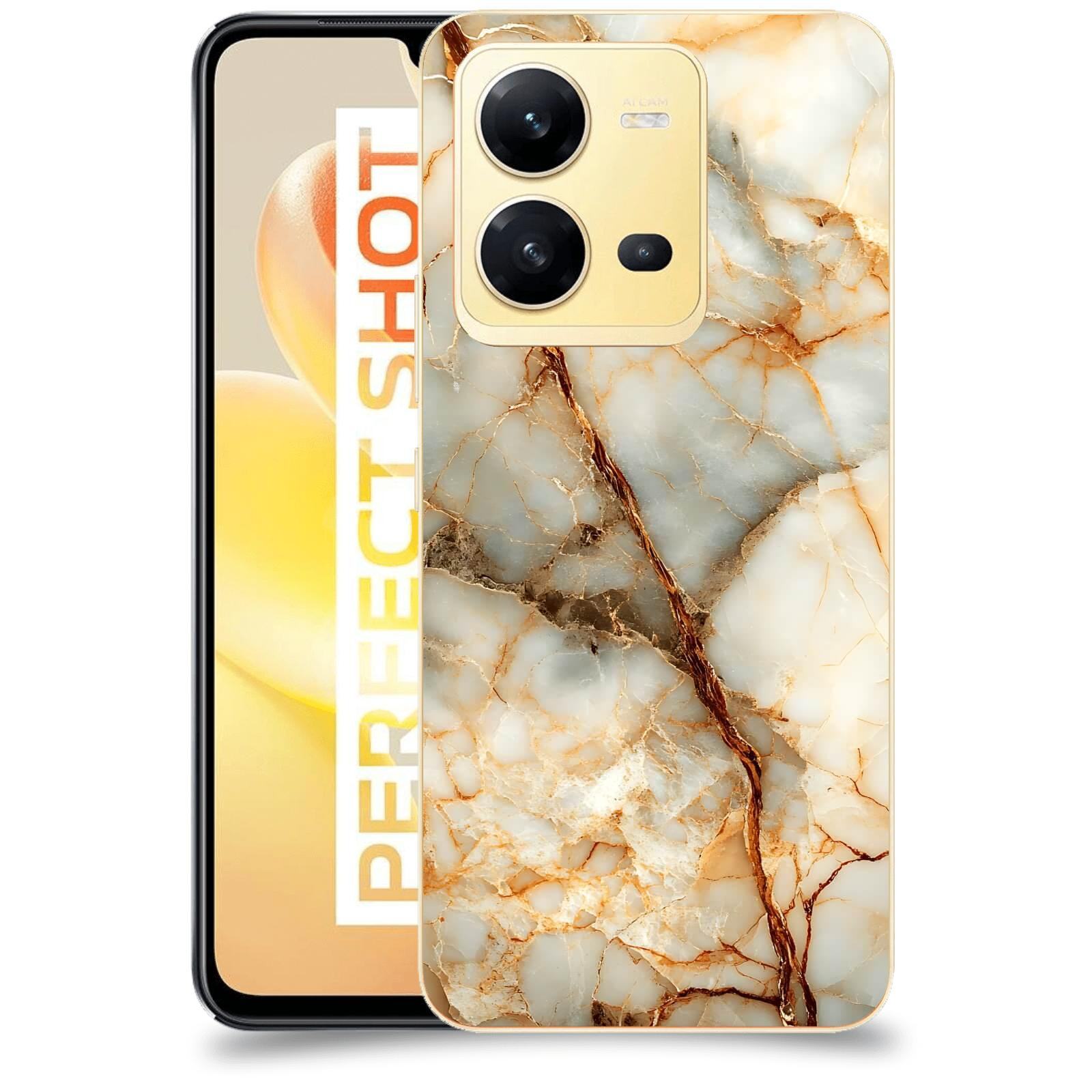 ACOVER Kryt na mobil Vivo X80 Lite - Marble I
