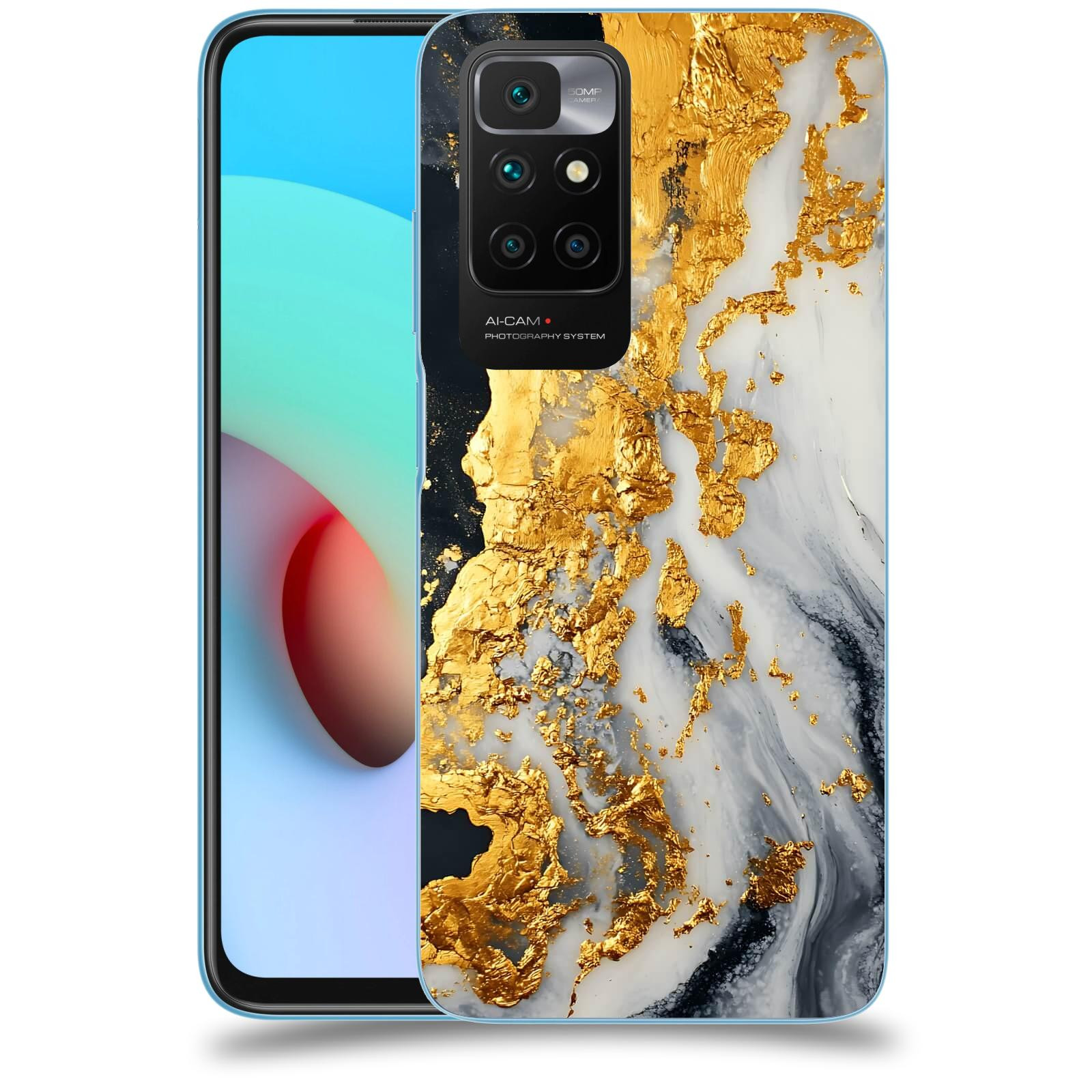 ACOVER Kryt na mobil Xiaomi Redmi 10 - Marble II
