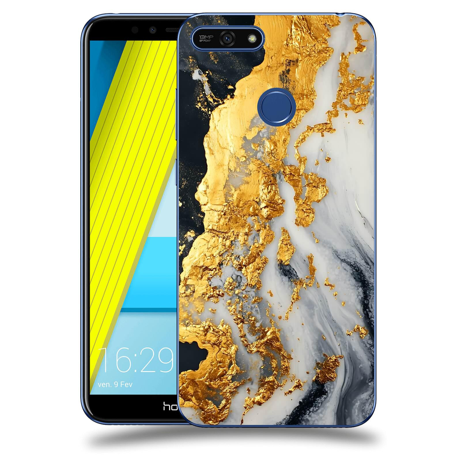 ACOVER Kryt na mobil Honor 7A - Marble II