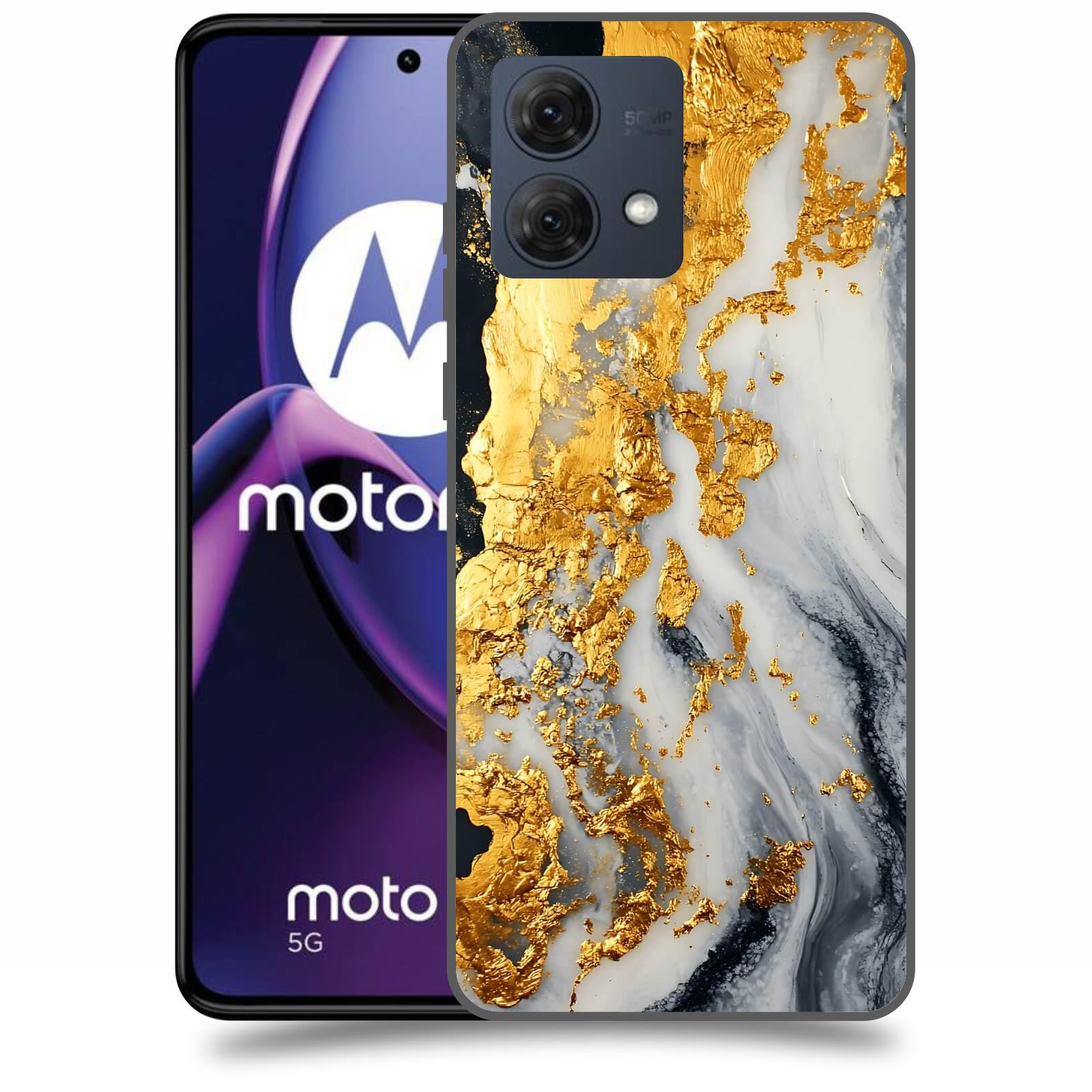 ACOVER Kryt na mobil Motorola Moto G84 5G - Marble II