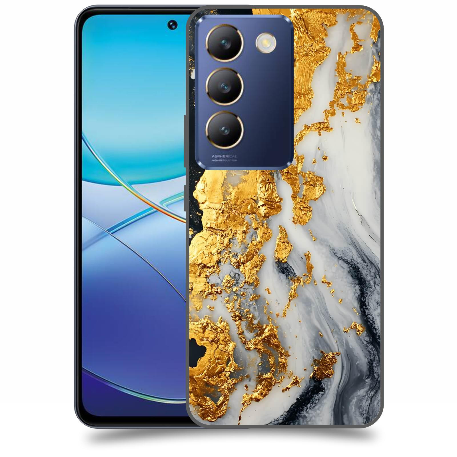 ACOVER Kryt na mobil Vivo V40SE - Marble II