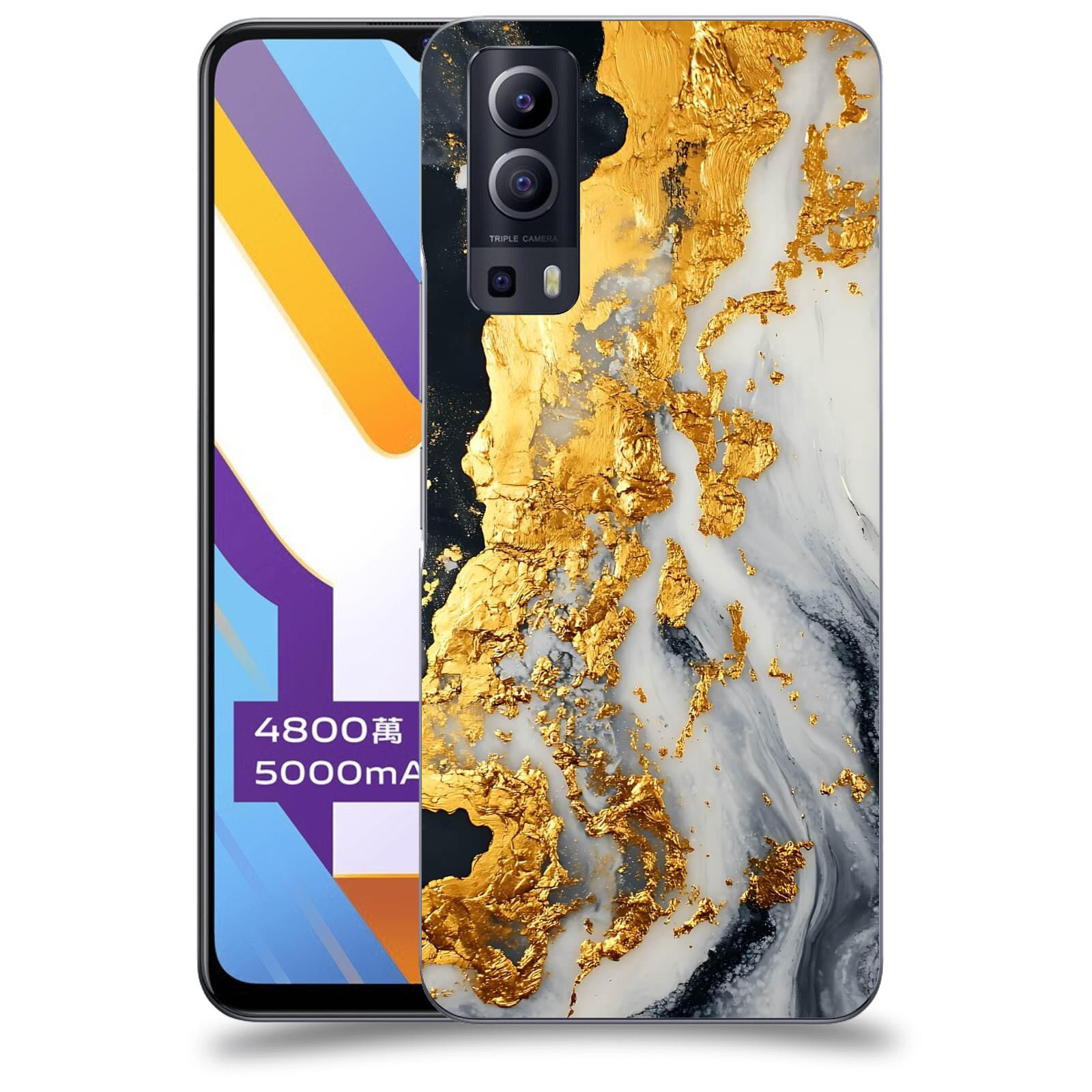 ACOVER Kryt na mobil Vivo Y52 5G - Marble II