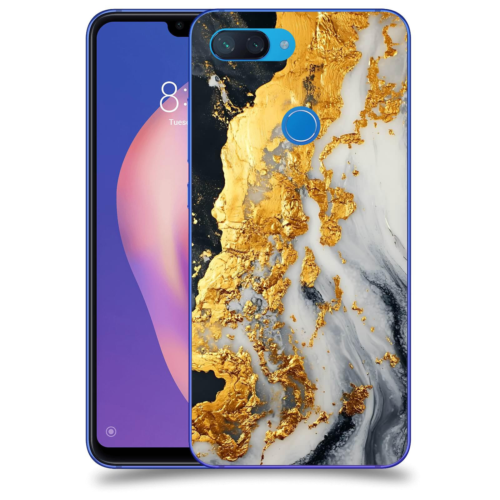 ACOVER Kryt na mobil Xiaomi Mi 8 Lite - Marble II