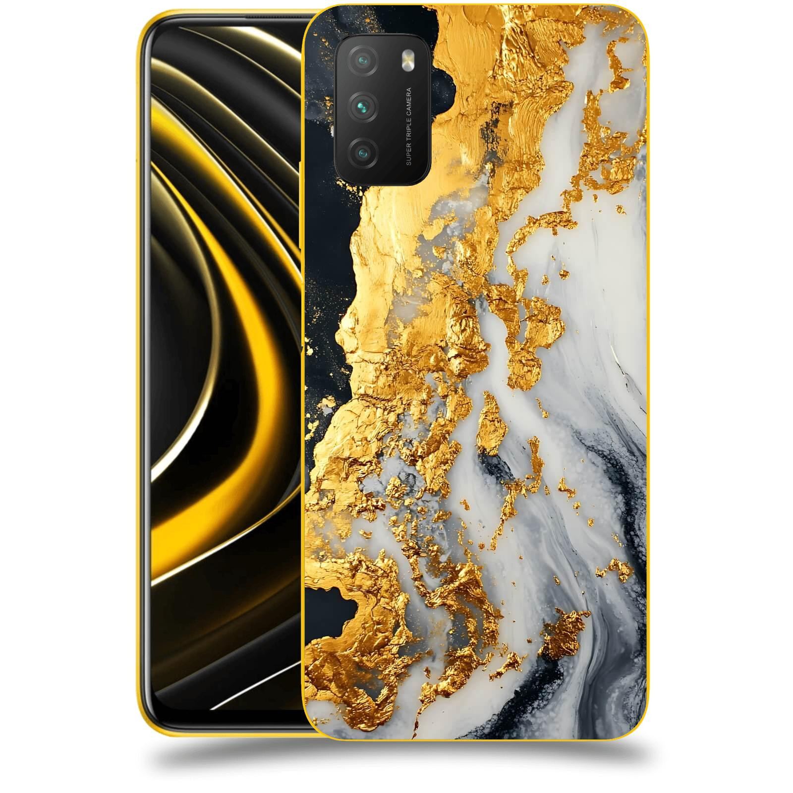 ACOVER Kryt na mobil Xiaomi Poco M3 - Marble II