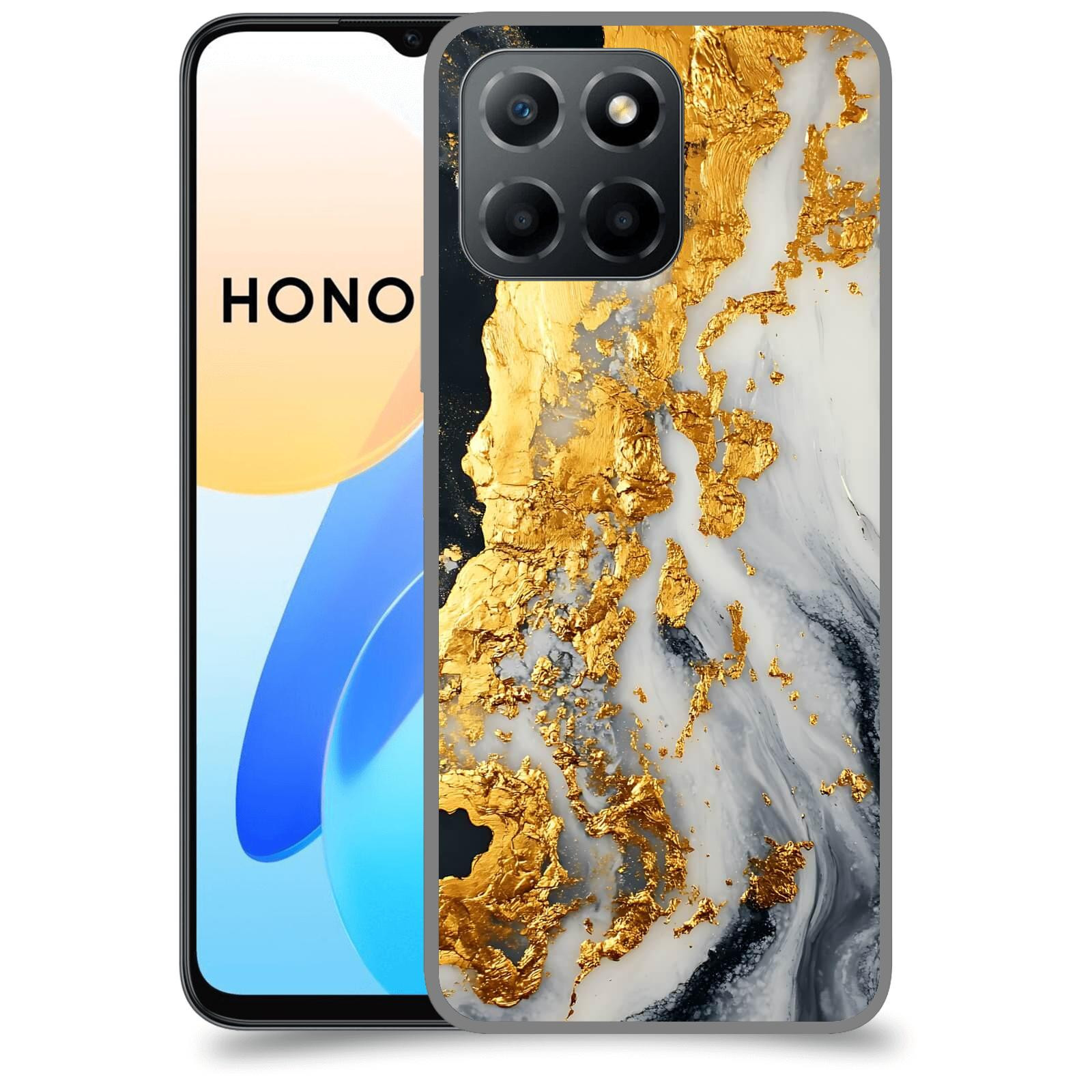 ACOVER Kryt na mobil Honor X8 4G - Marble II