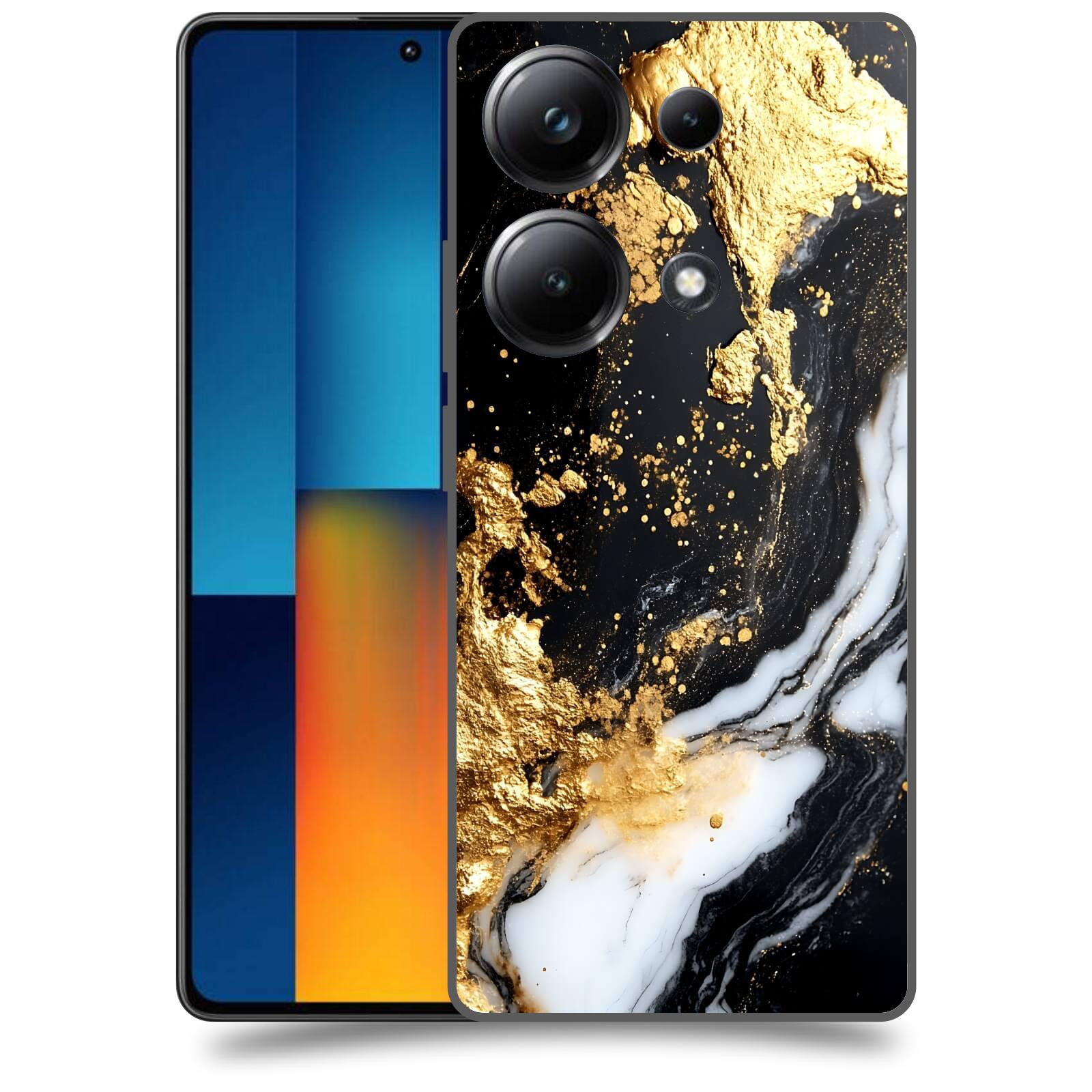 ACOVER Kryt na mobil Poco M6 - Marble III