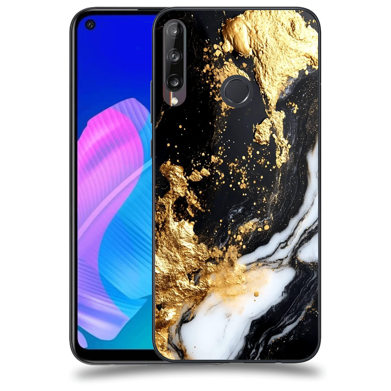 ACOVER Kryt na mobil Huawei P40 Lite E - Marble III