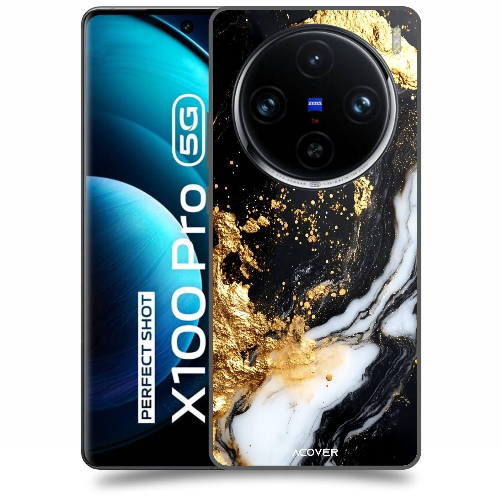 ACOVER Kryt na mobil Vivo X100 Pro - Marble III