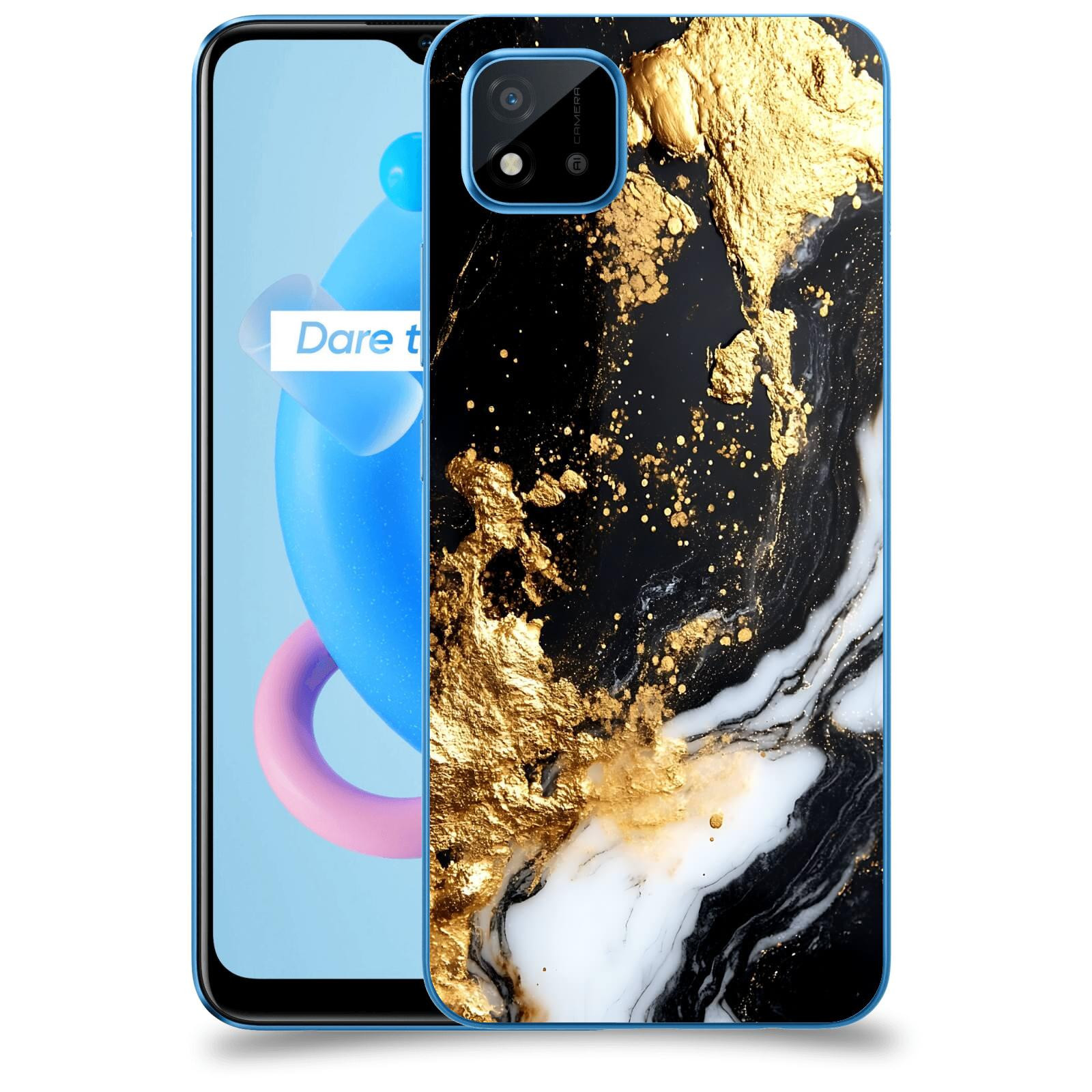 ACOVER Kryt na mobil Realme C11 (2021) - Marble III