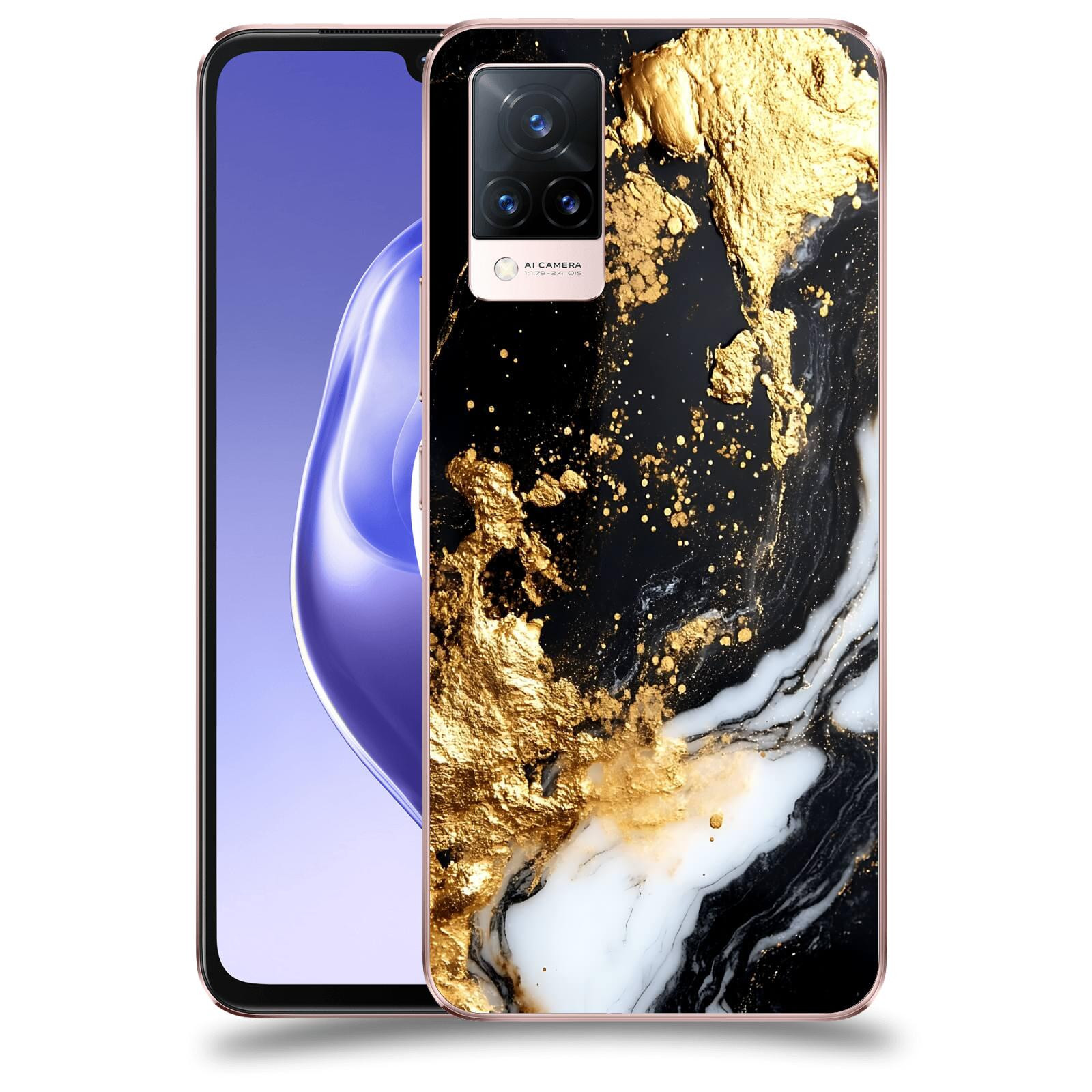 ACOVER Kryt na mobil Vivo V21 5G - Marble III