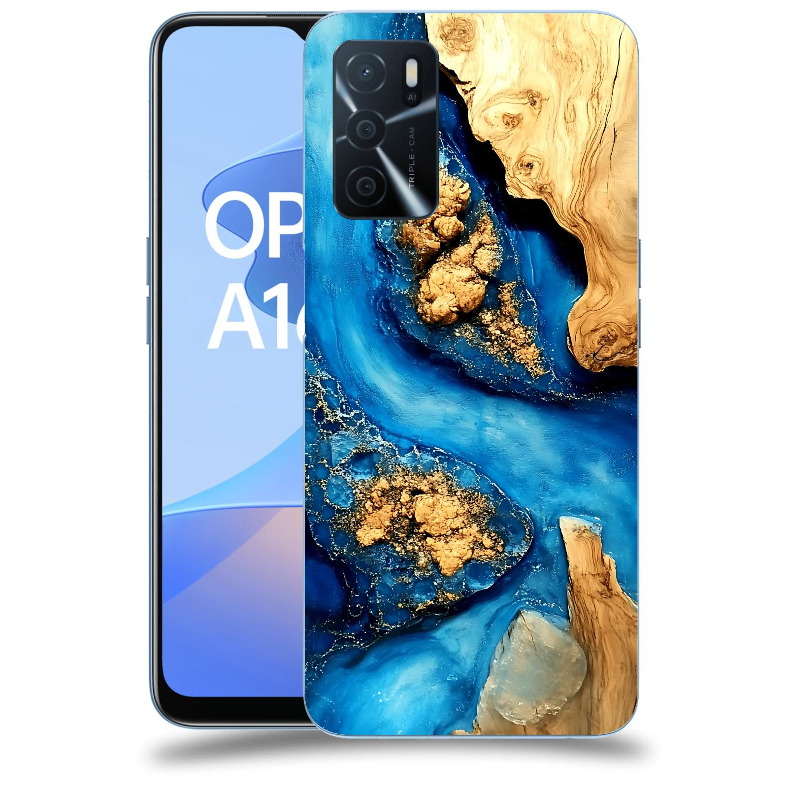 ACOVER Kryt na mobil OPPO A16s - Deep Marine II