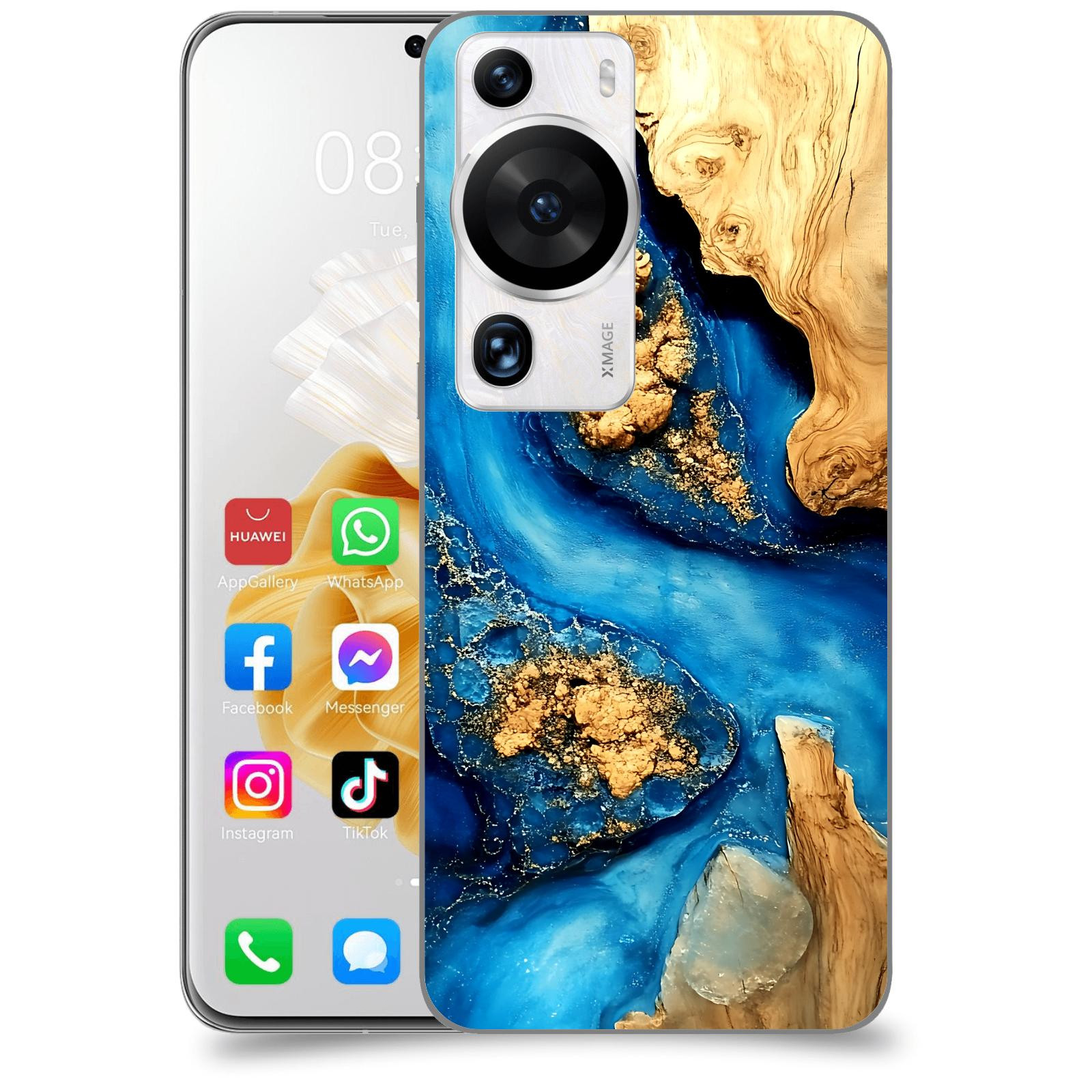ACOVER Kryt na mobil Huawei P60 Pro - Deep Marine II