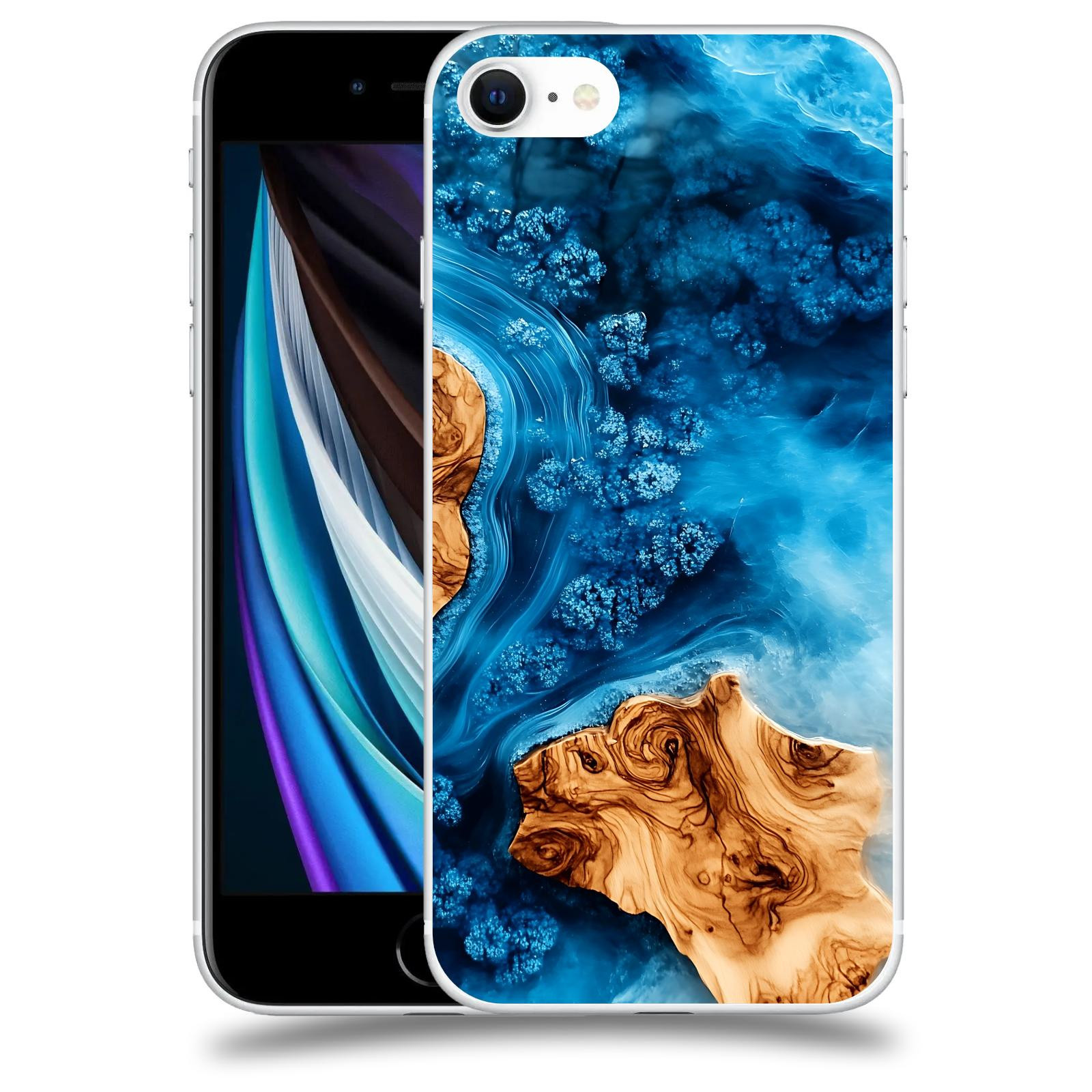 ACOVER Kryt na mobil Apple iPhone SE 2020 - Deep Marine III