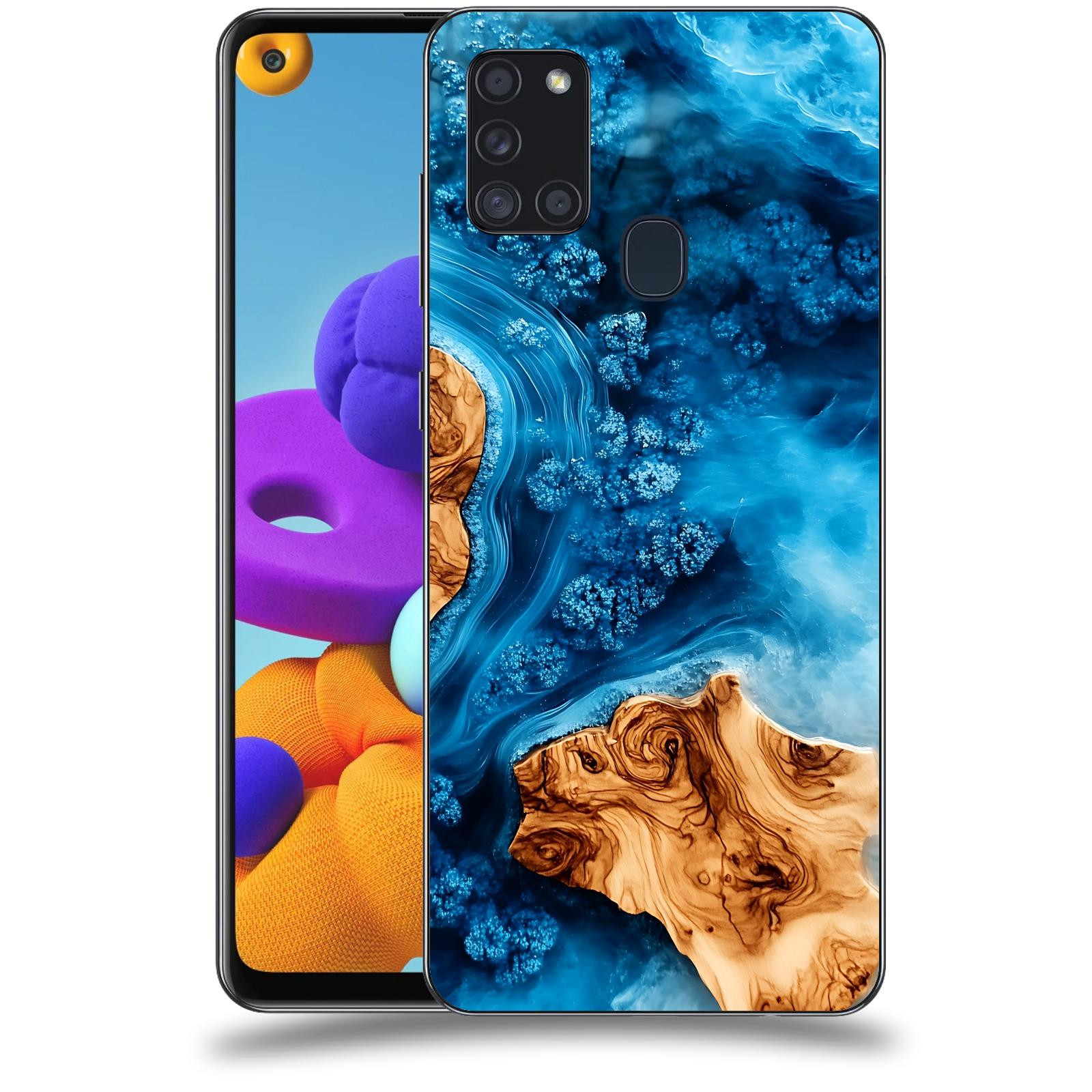 ACOVER Kryt na mobil Samsung Galaxy A21s - Deep Marine III