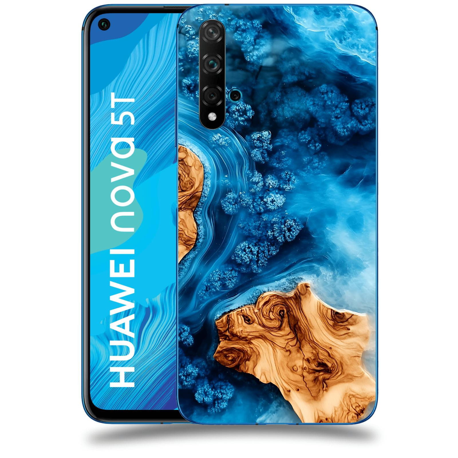 ACOVER Kryt na mobil Huawei Nova 5T - Deep Marine III