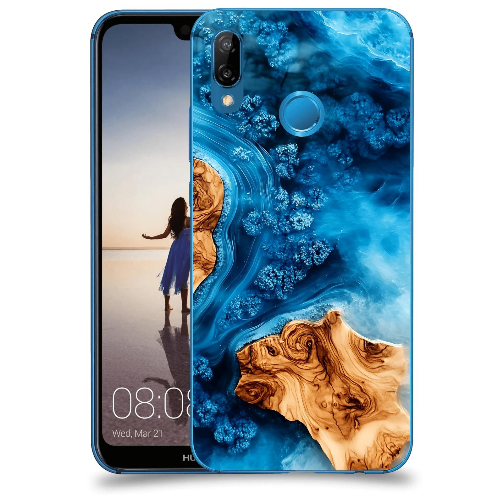 ACOVER Kryt na mobil Huawei P20 Lite - Deep Marine III