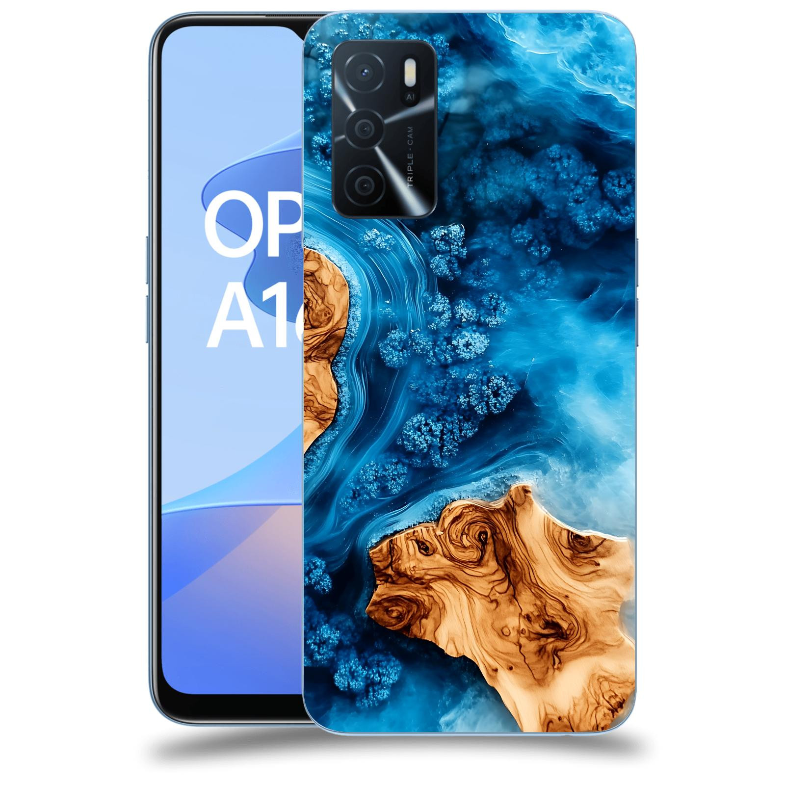 ACOVER Kryt na mobil OPPO A16s - Deep Marine III