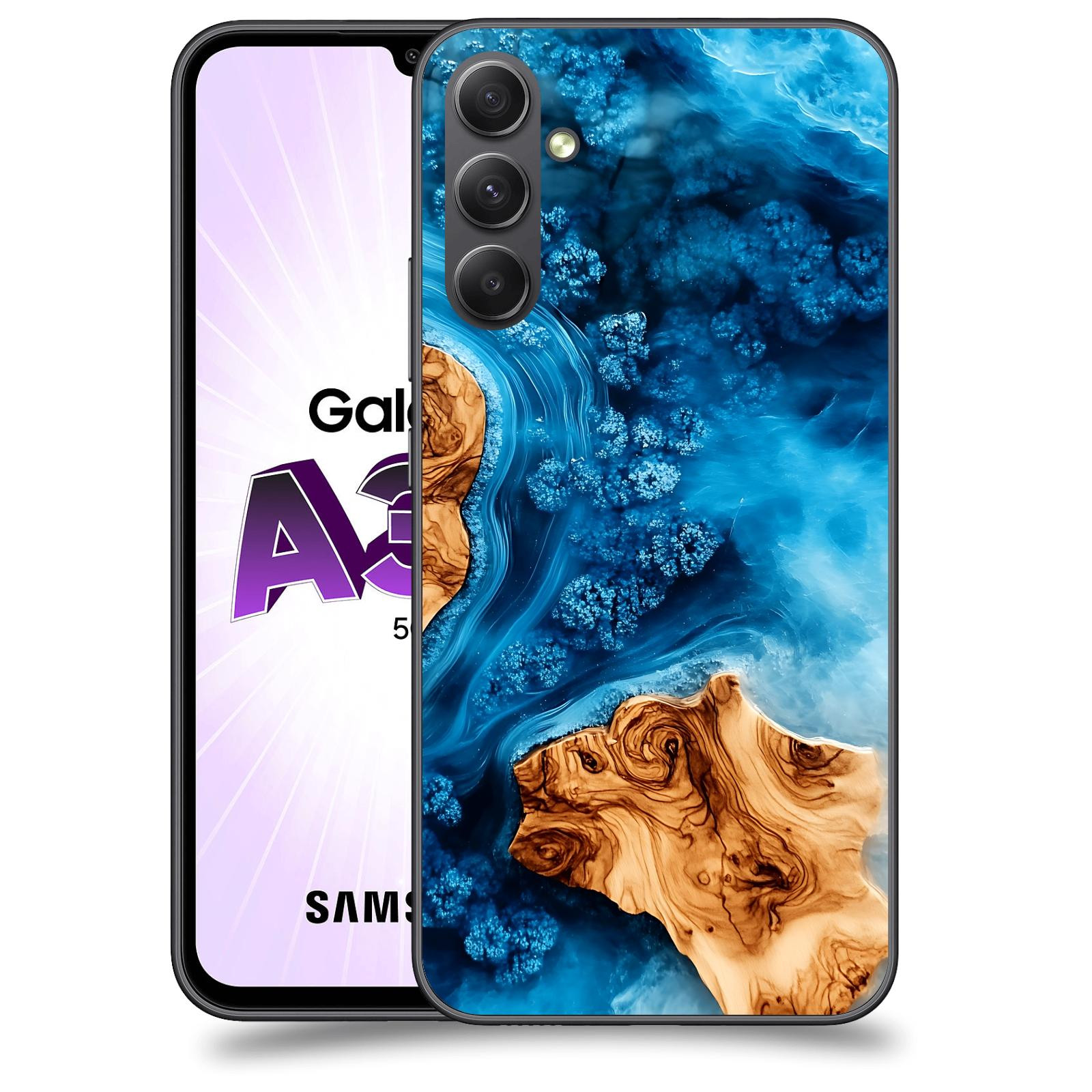 ACOVER Kryt na mobil Samsung Galaxy A34 - Deep Marine III
