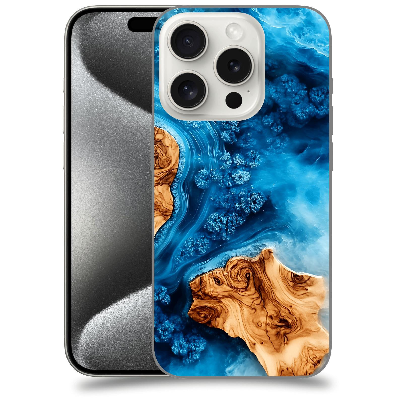 ACOVER Kryt na mobil Apple iPhone 15 pro - Deep Marine III