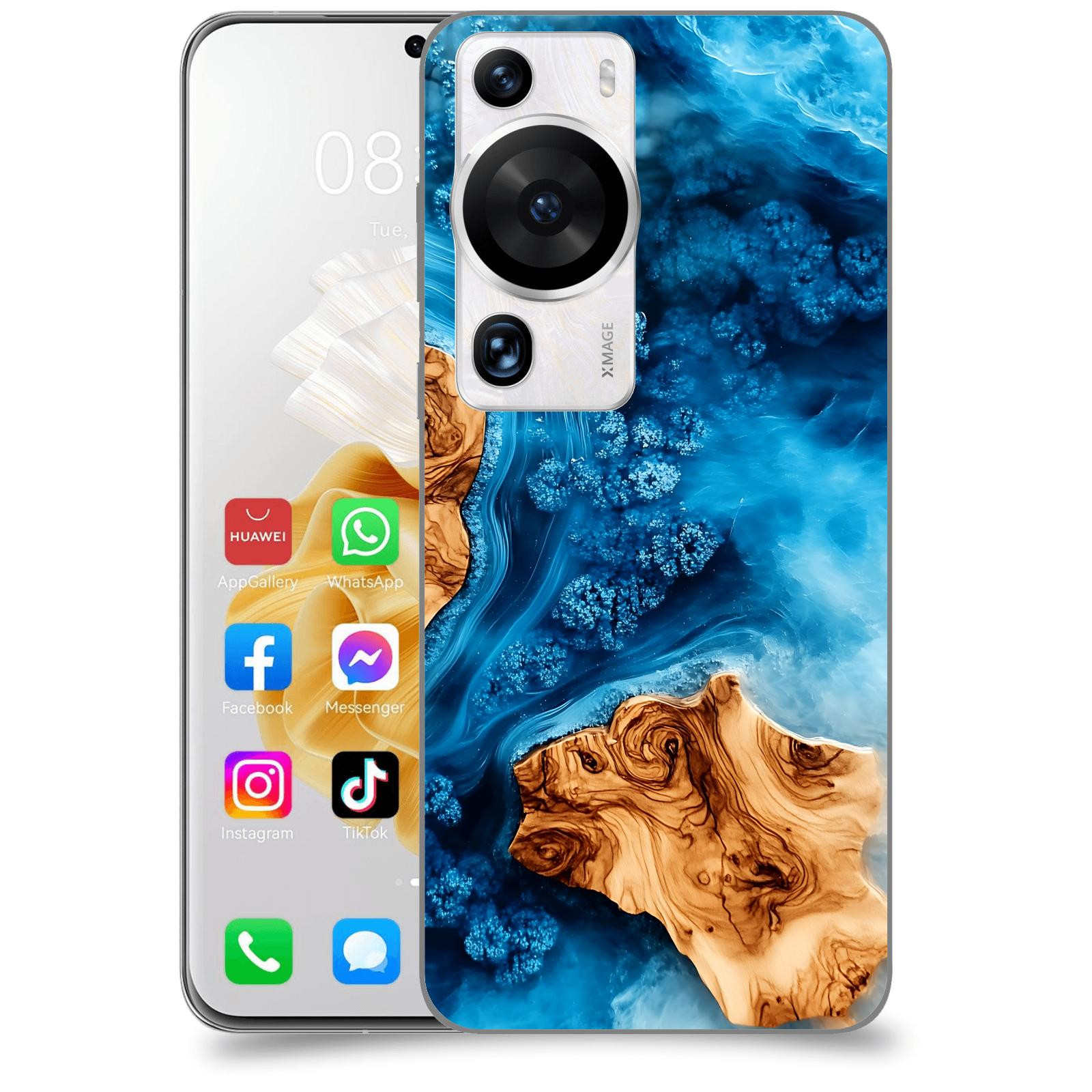 ACOVER Kryt na mobil Huawei P60 Pro - Deep Marine III