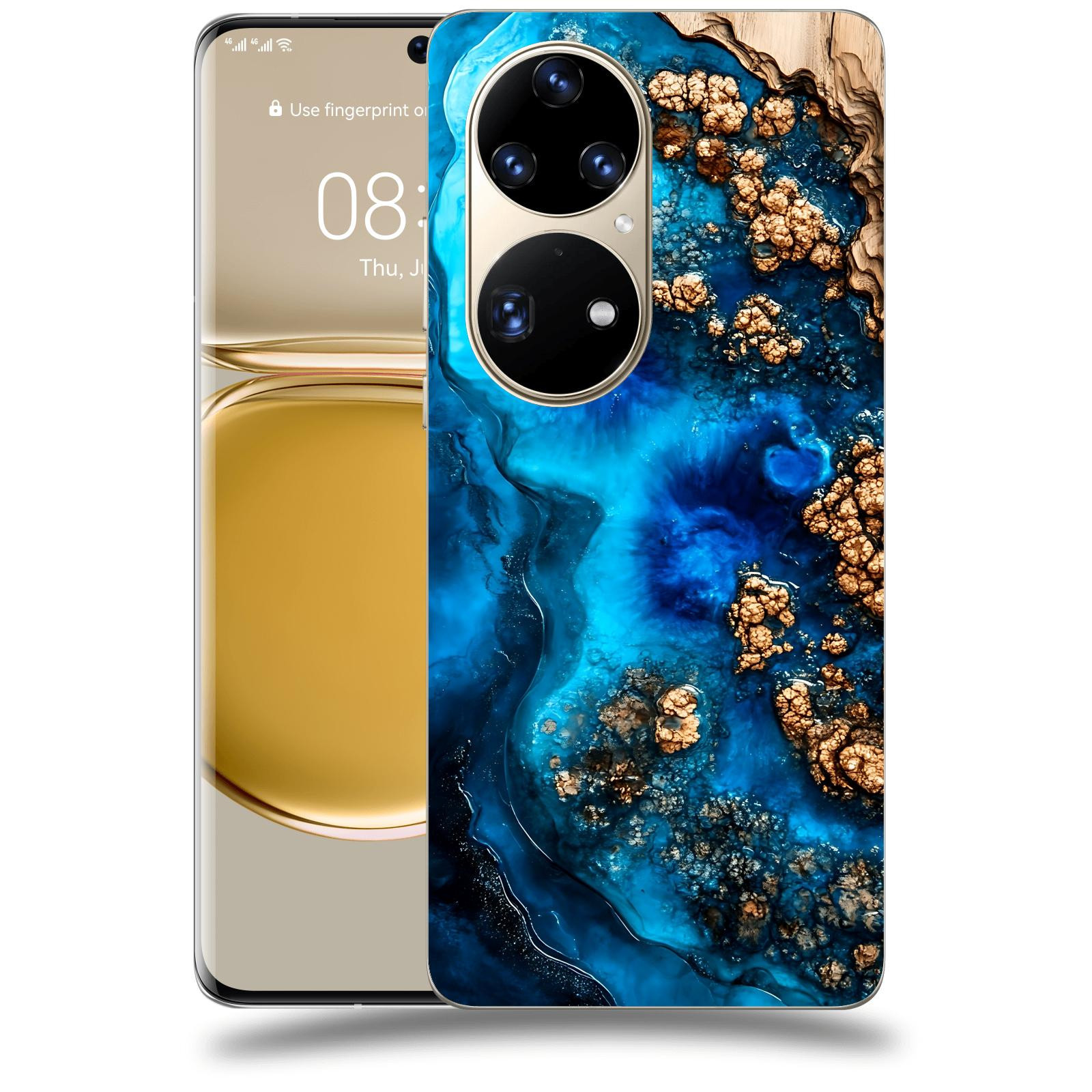 ACOVER Kryt na mobil Huawei P50 - Deep Marine IV