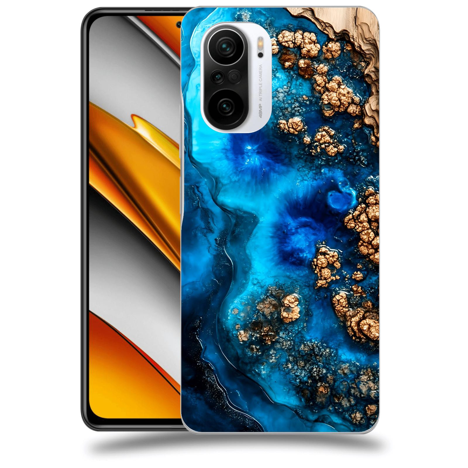 ACOVER Kryt na mobil Xiaomi Poco F3 - Deep Marine IV