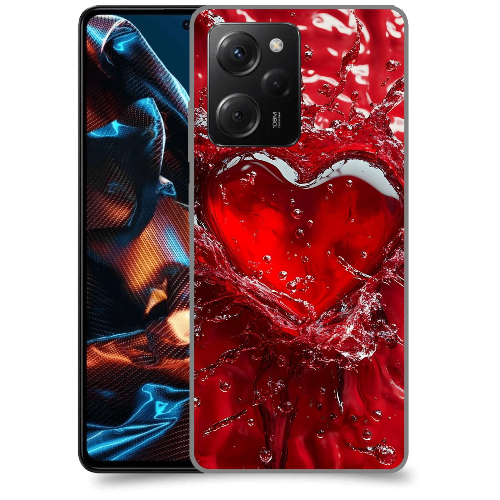 ACOVER Kryt na mobil Xiaomi Poco X5 Pro - Love I