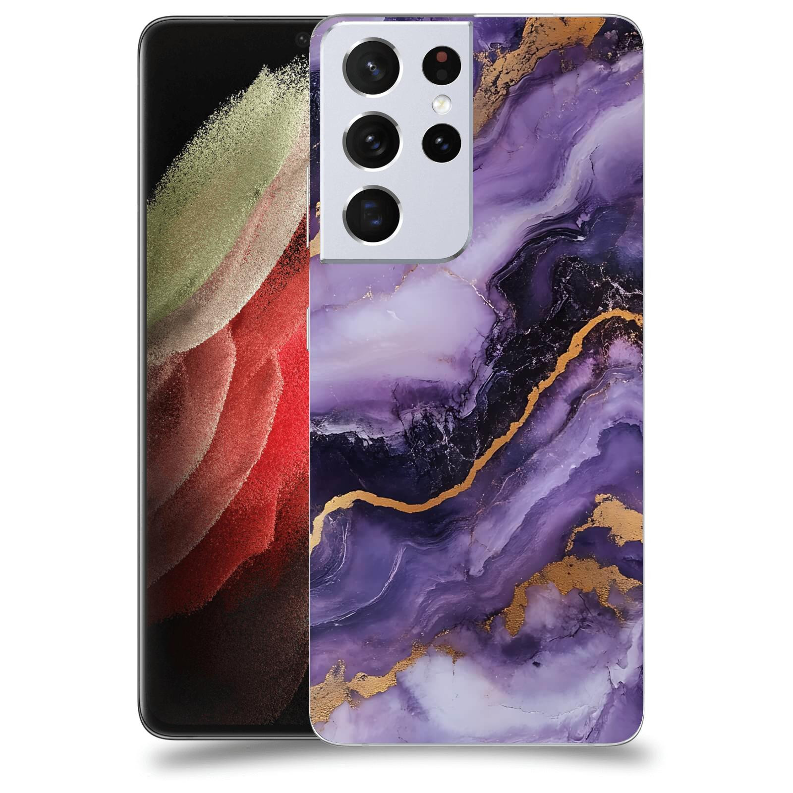 ACOVER Kryt na mobil Samsung Galaxy S21 Ultra 5G G998B - Violet II