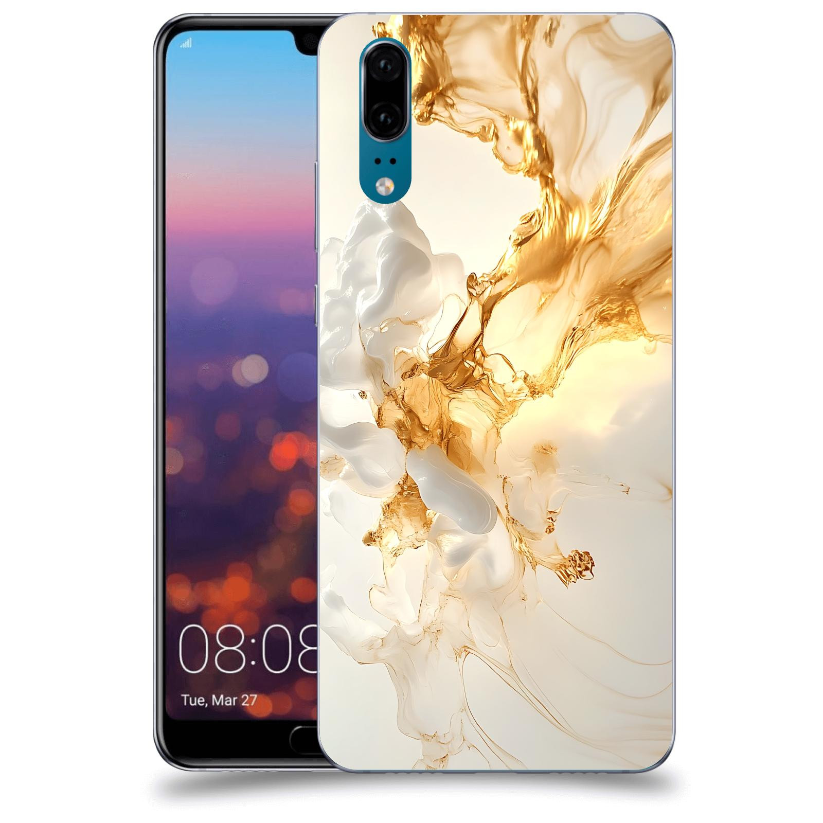 ACOVER Kryt na mobil Huawei P20 - Vanilla Bourbon I
