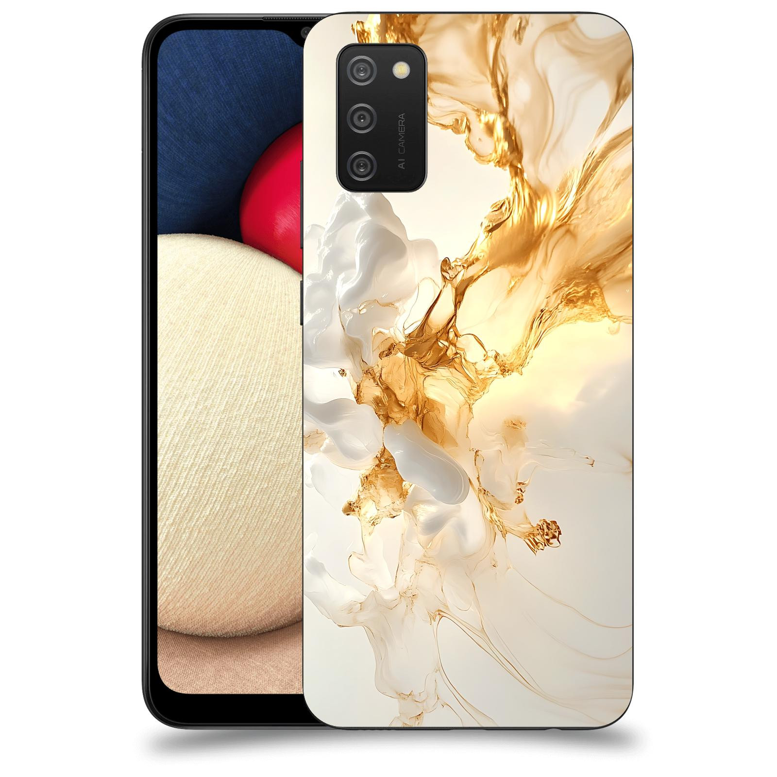 ACOVER Kryt na mobil Samsung Galaxy A02s A025G - Vanilla Bourbon I