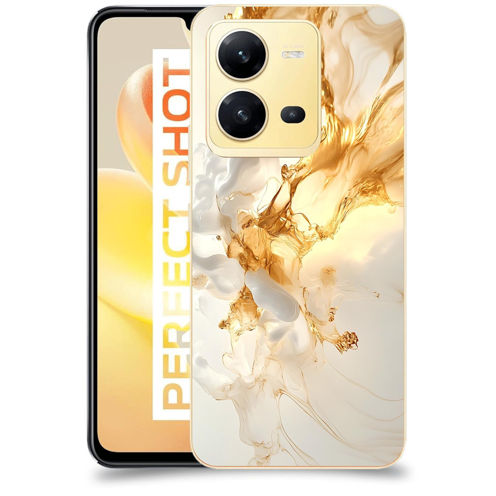 ACOVER Kryt na mobil Vivo X80 Lite - Vanilla Bourbon I