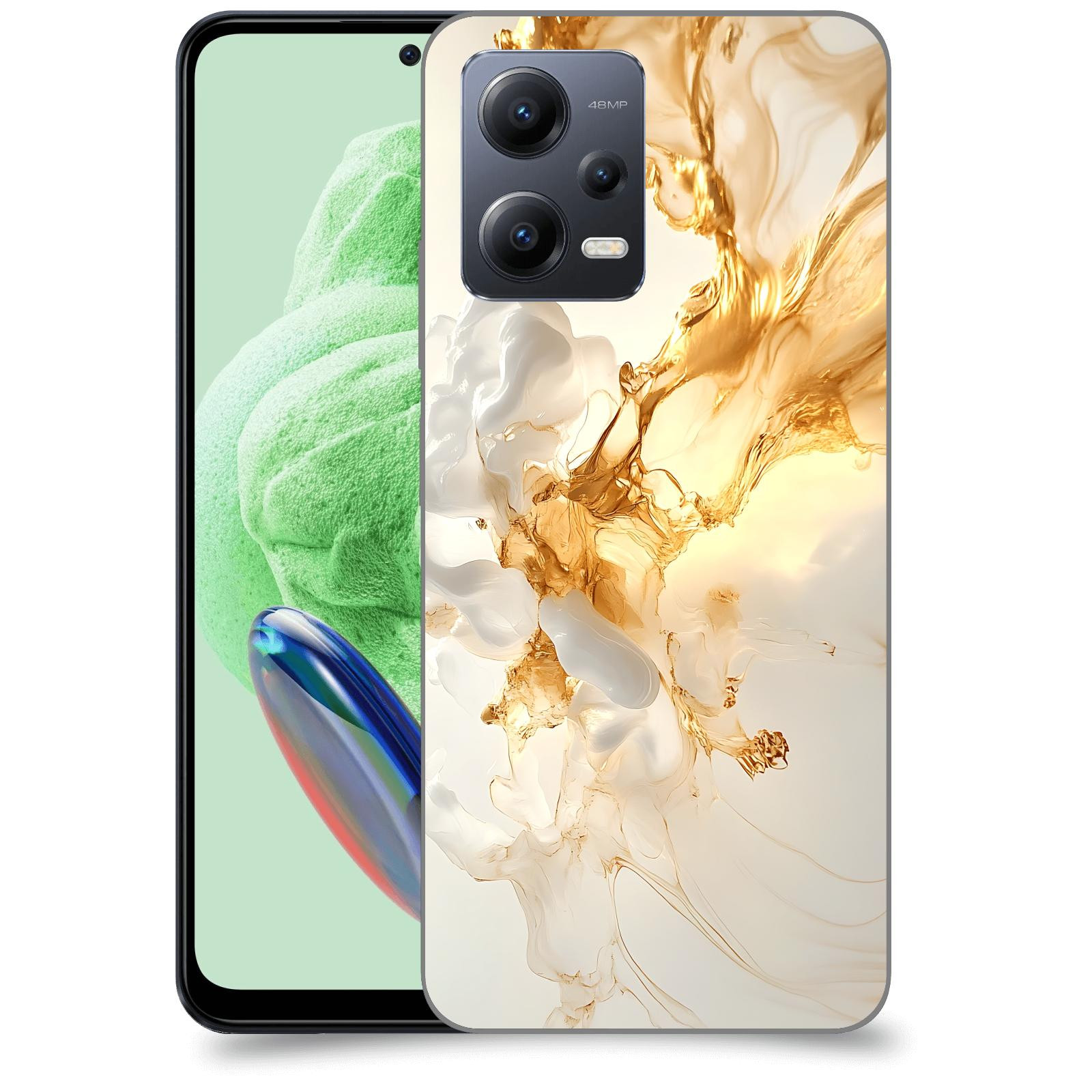 ACOVER Kryt na mobil Xiaomi Redmi Note 12 5G - Vanilla Bourbon I