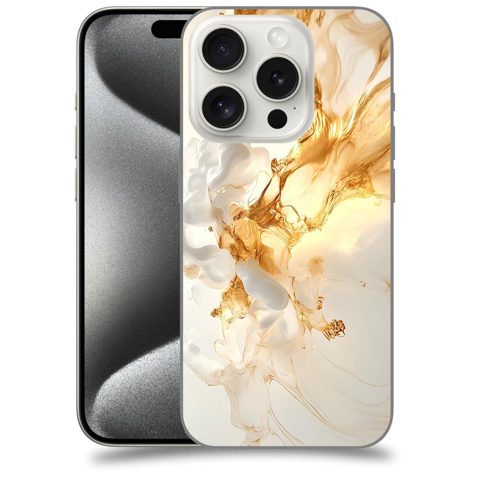 ACOVER Kryt na mobil Apple iPhone 15 pro - Vanilla Bourbon I