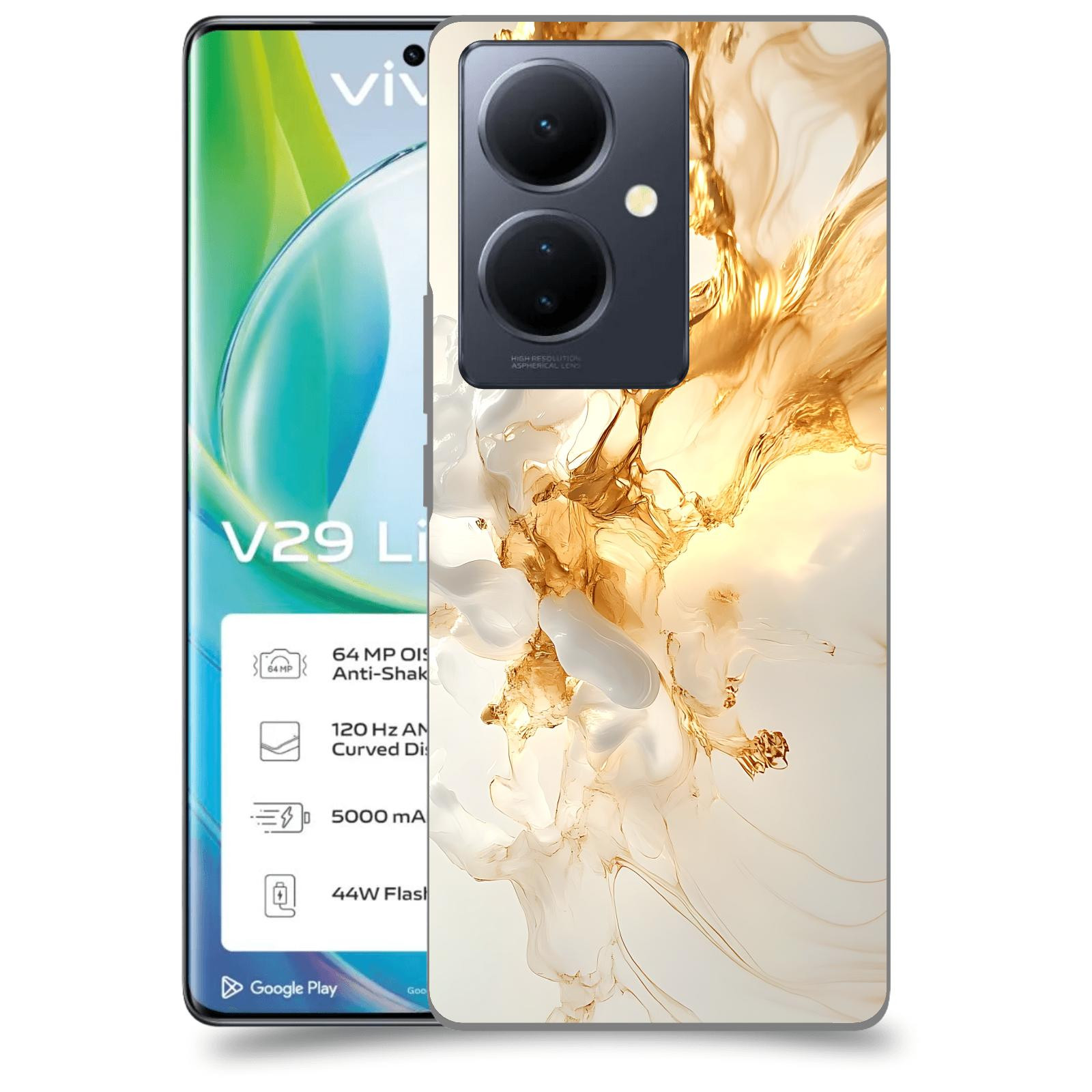 ACOVER Kryt na mobil VIVO V29 Lite 5G - Vanilla Bourbon I
