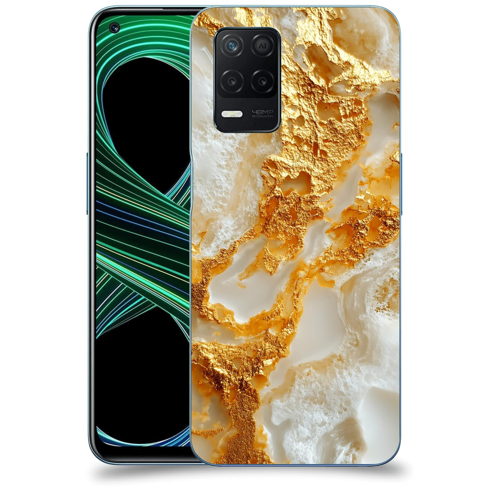 ACOVER Kryt na mobil Realme 8 5G - Vanilla Bourbon II